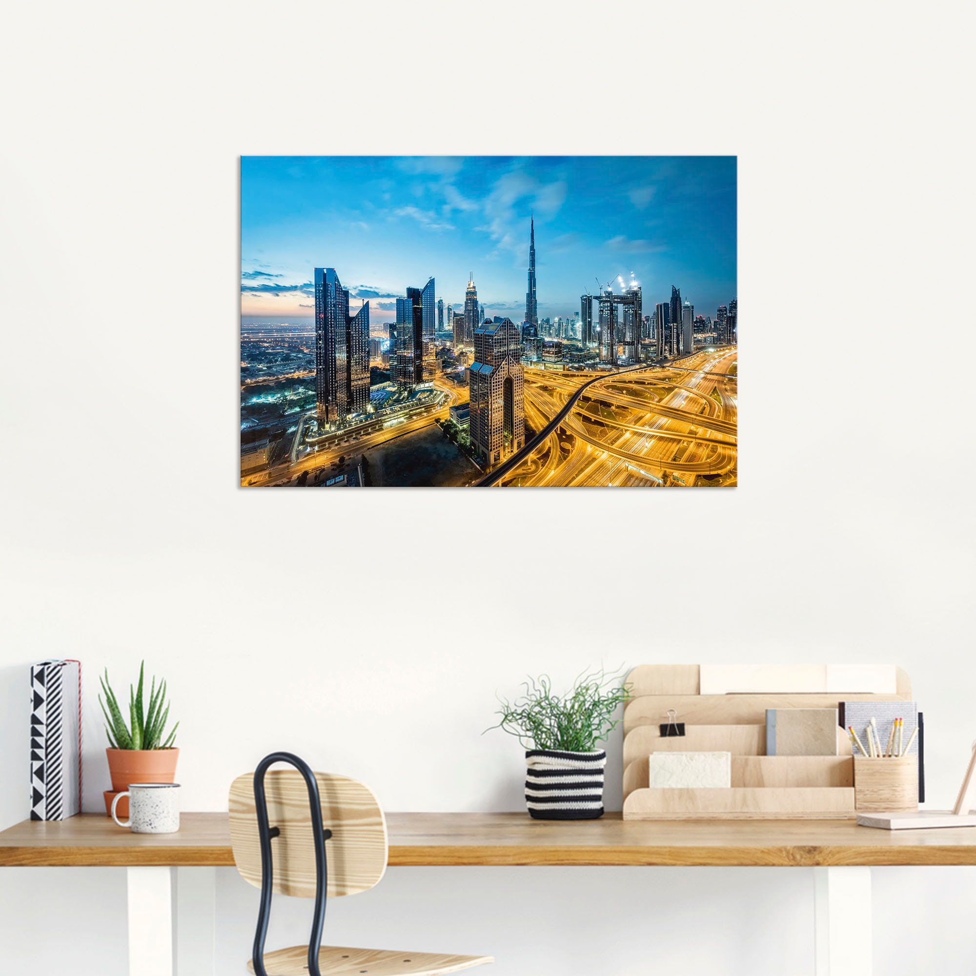 Artland Wandbild »Dubai«, Bilder von Asien, (1 St.), als Leinwandbild, Poster in verschied. Größen