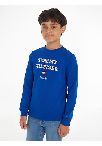 TOMMY HILFIGER Sportinio stiliaus megztinis »TH Logo ...