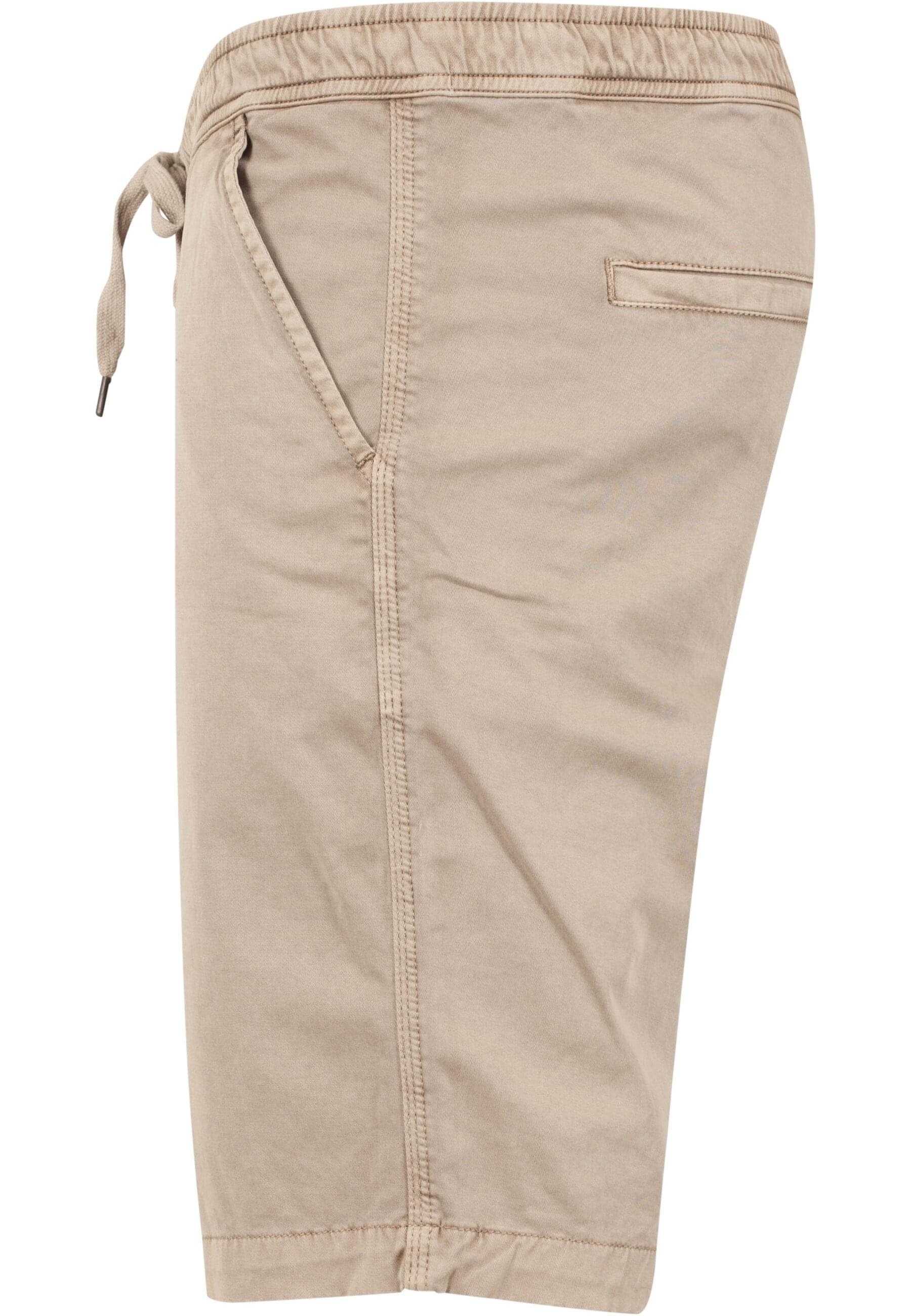 URBAN CLASSICS Stoffhose »Urban Classics Herren Stretch Twill Joggshorts«, (1 tlg.)