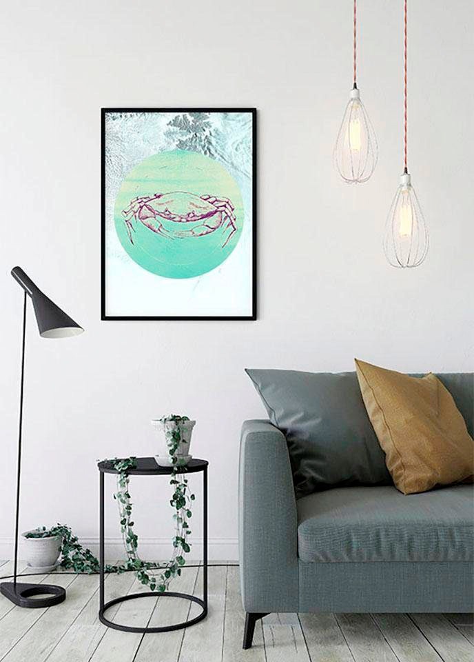 Komar Bild »Crab Sea«, Tiere, (1 St.), Wandbild zur Dekoration - ohne Rahmen