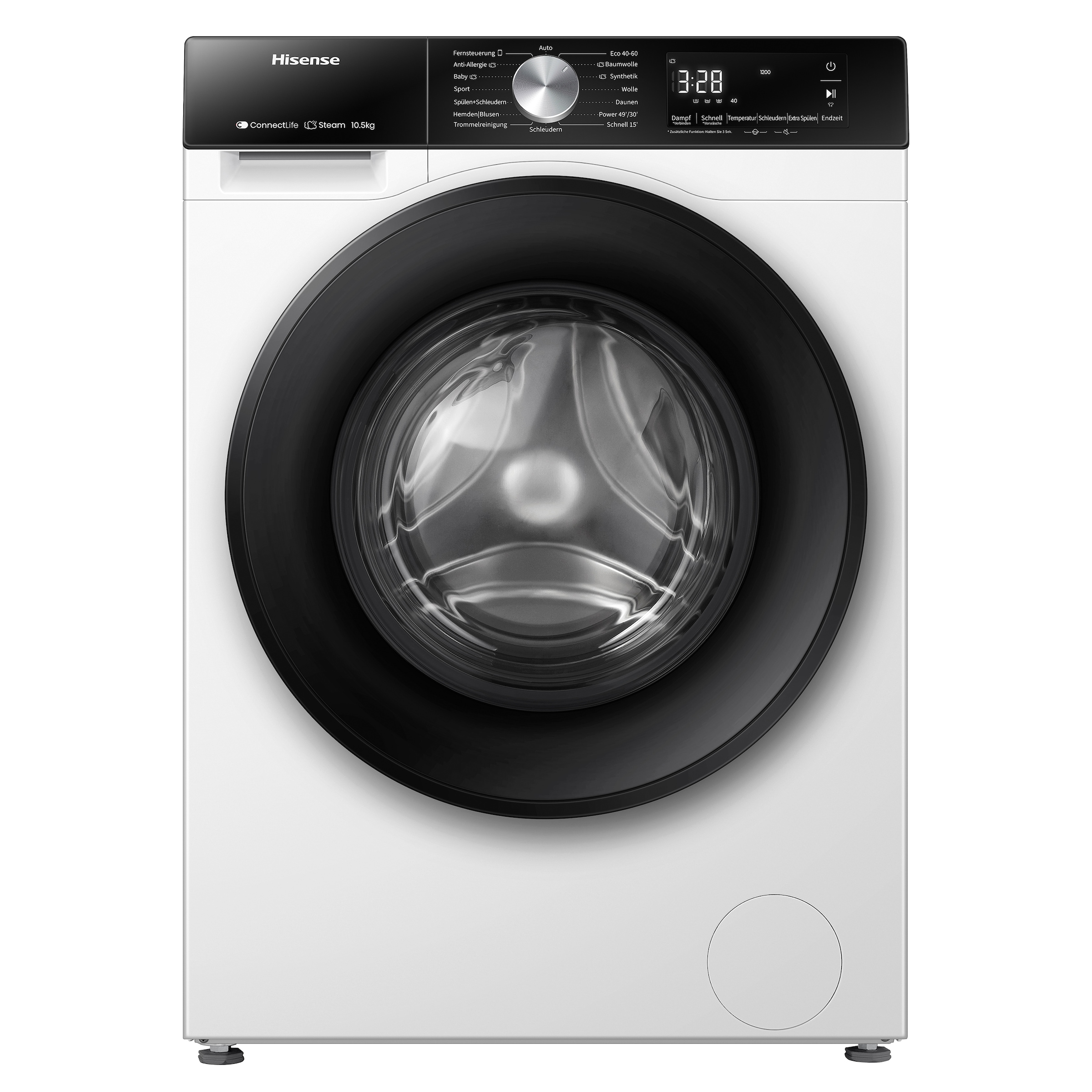 Hisense Waschmaschine 3S Serie "WF3S1043BW3" 10 kg 1400 U/min Wifi-ConnectLife