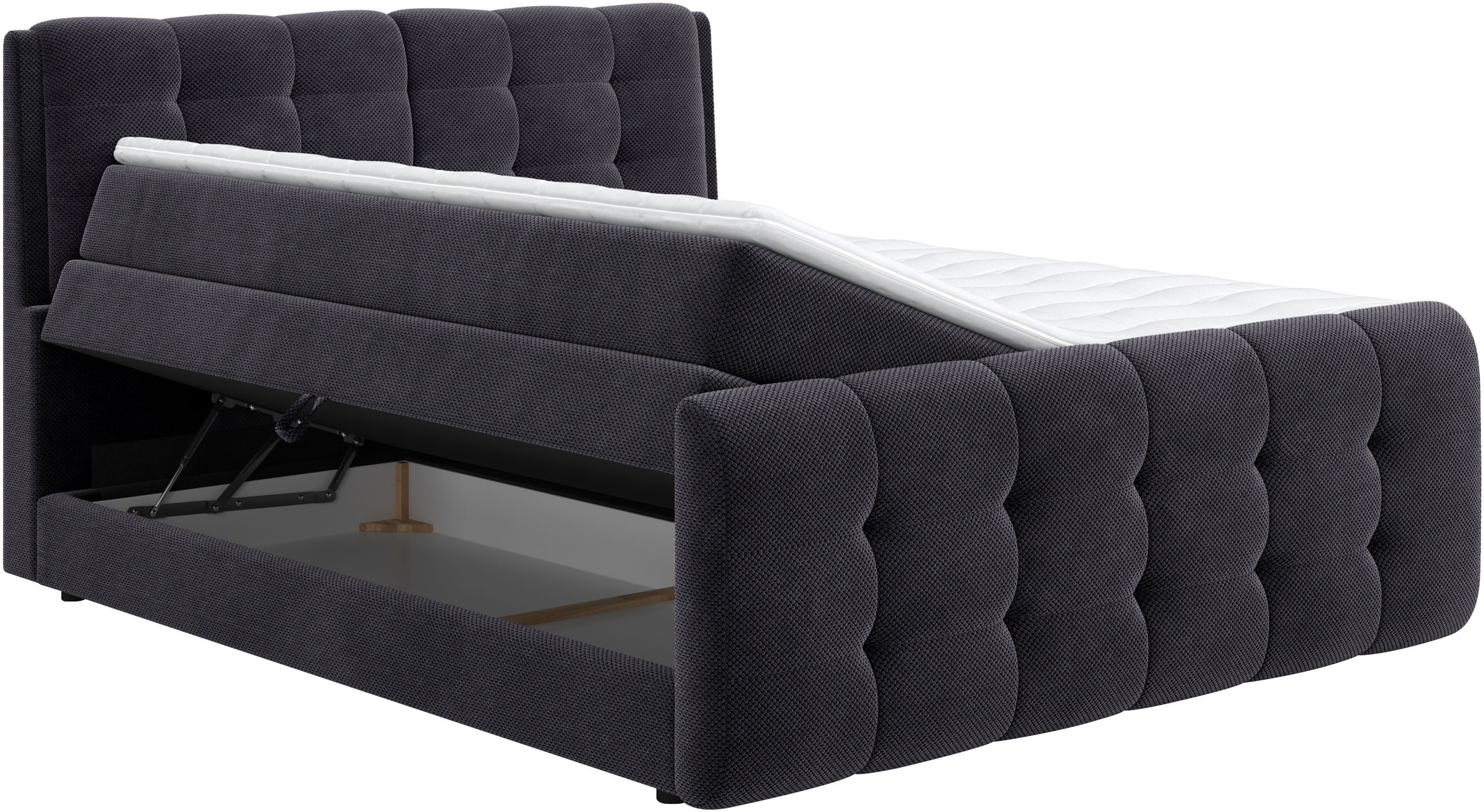 COTTA Boxspringbett »Fort mit Bettkasten, inkl. Topper«, erhältlich in verschiedenen Breiten (160cm, 180cm & 200cm)