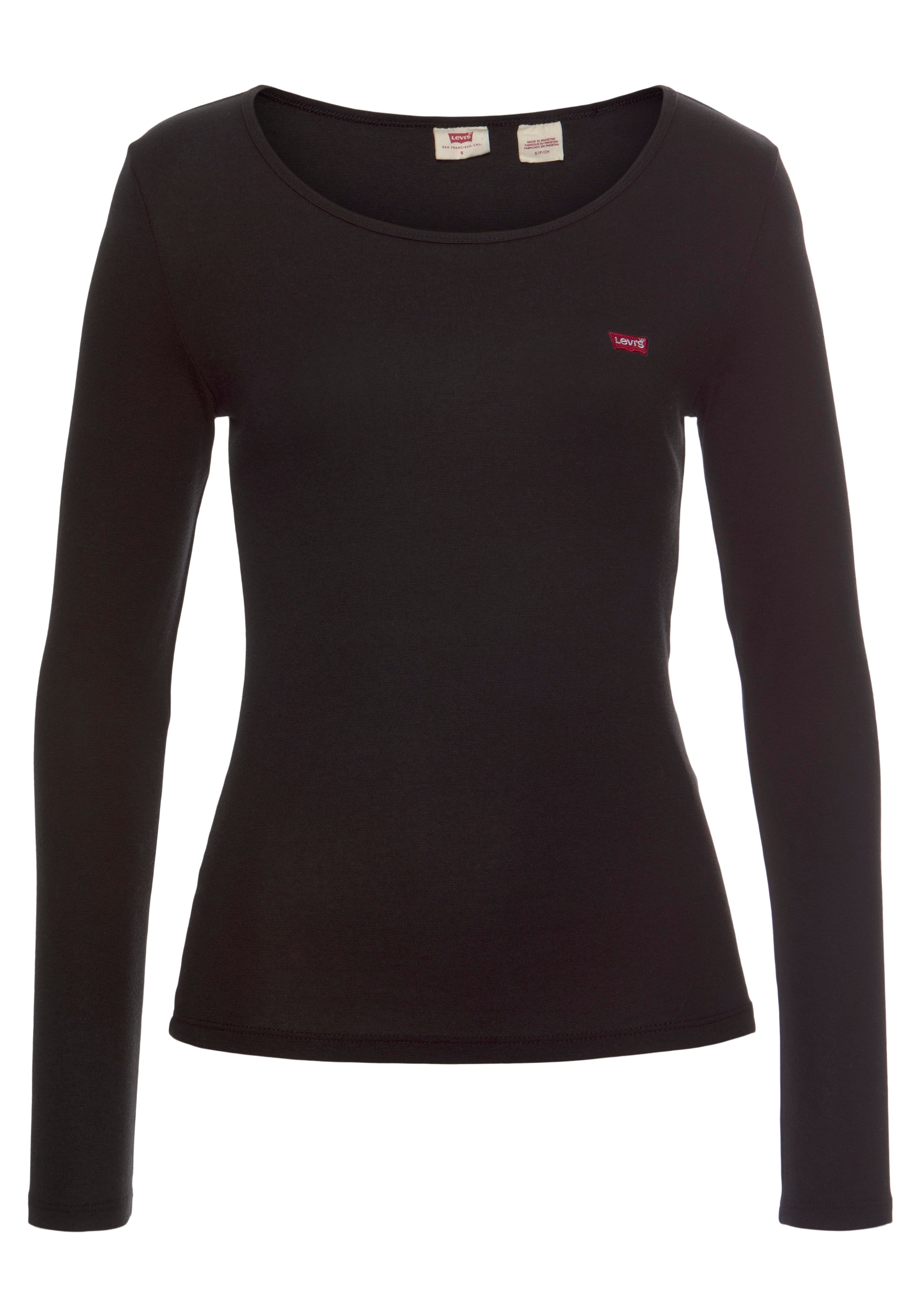 Levi's® Langarmshirt »LS 2 Pack Tee«, (Packung, 2 tlg.), mit Batwing Logo-Stickerei