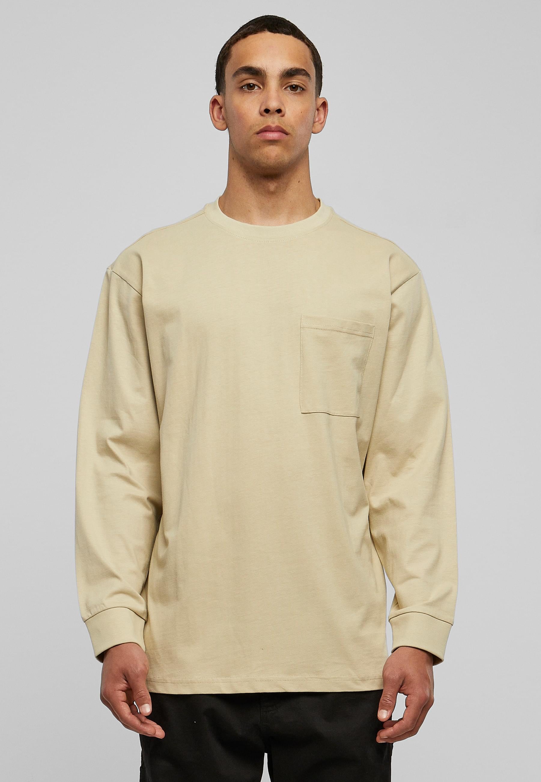 URBAN CLASSICS T-Shirt »Urban Classics Herren Heavy Oversized Pocket Longsleeve«, (1 tlg.)