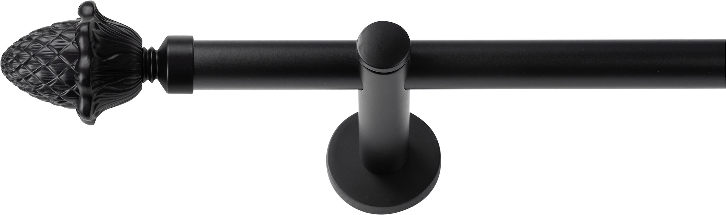 SN DECO GROUP Gardinenstange »Gardinenstange Nantes Ø 19 mm, 1-läufig, Fixmaß, verschraubt« Ø 19 mm Fixmaß;kürzbar