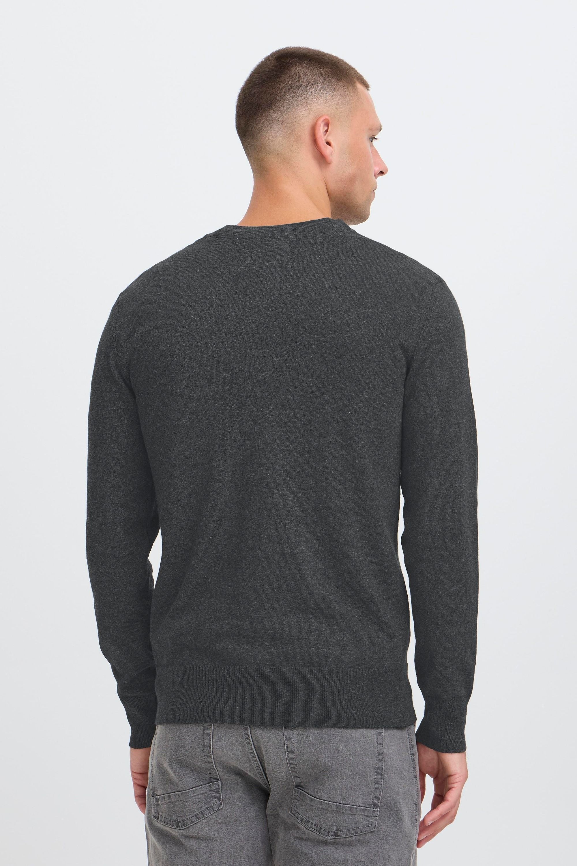 BLEND BHFinex Strickjacke Charcoal Mix 3XL 3