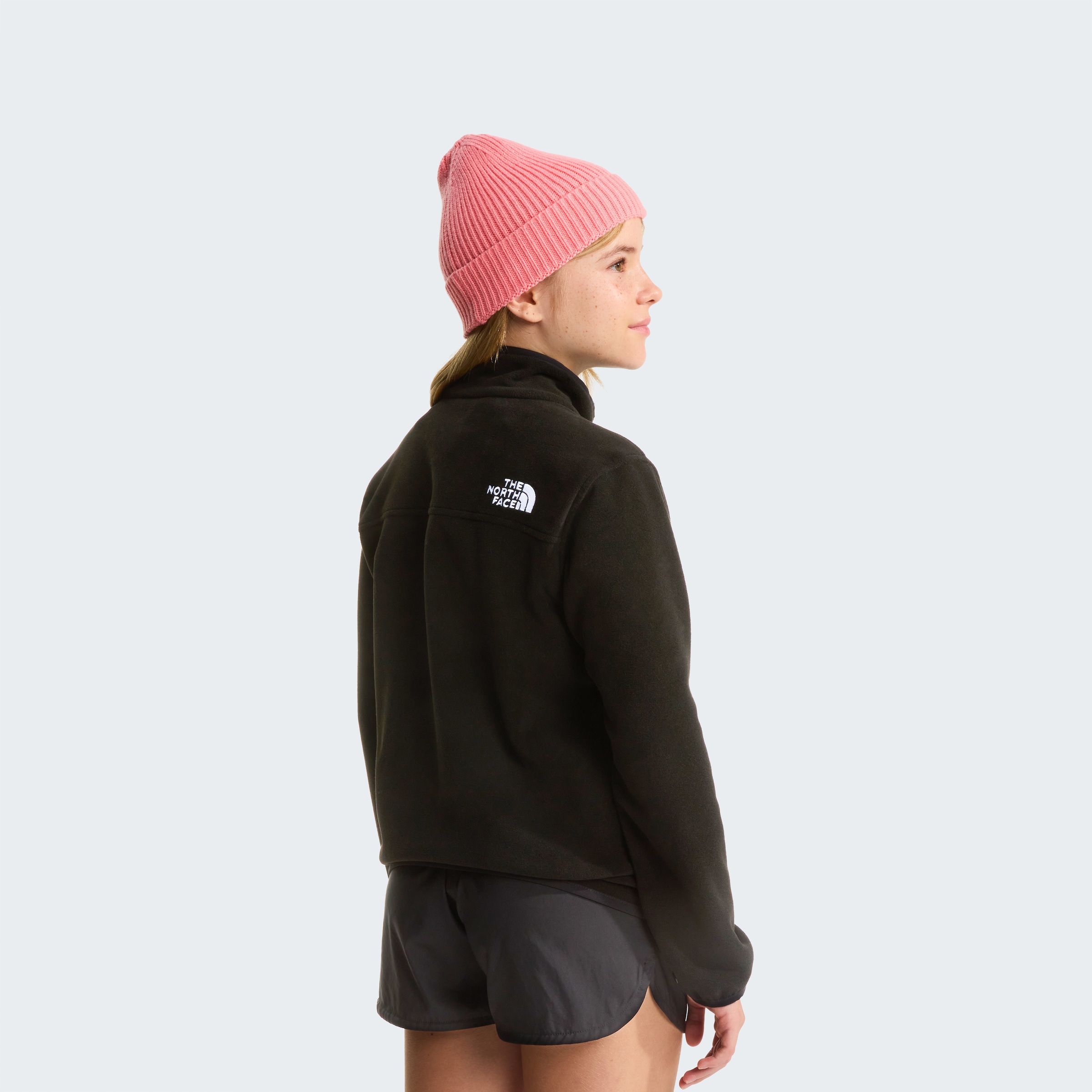The North Face Fleecejacke »TEEN GLACIER FZ ZIP IN JACKET« mit Zip-In-Funktion, weiches Material, aus Polyester, normaler Schnitt