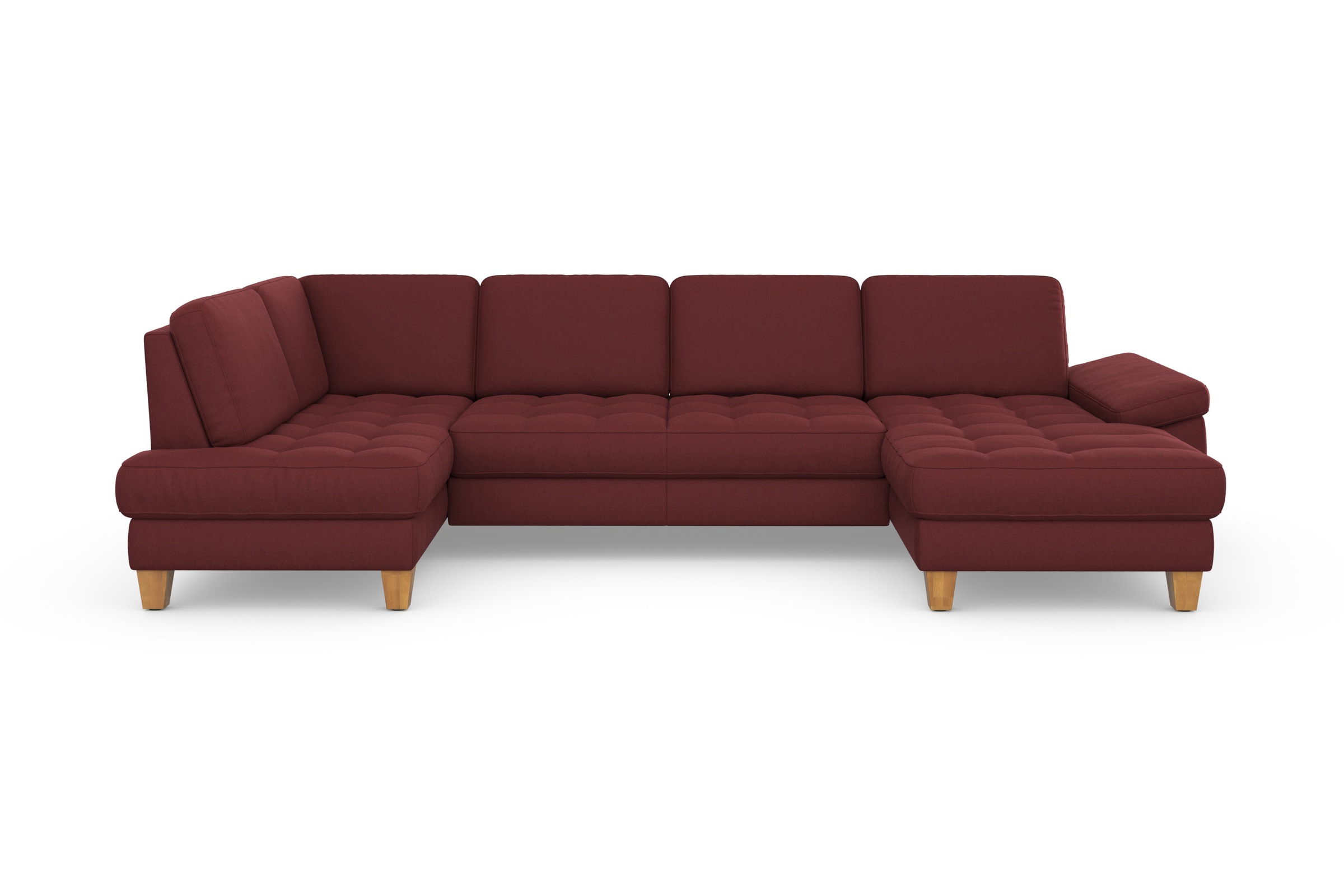 sit&more Wohnlandschaft »Westham U-Form«, wahlweise mit Bettfunktion, Bettkasten, Sitztiefenverstellung
