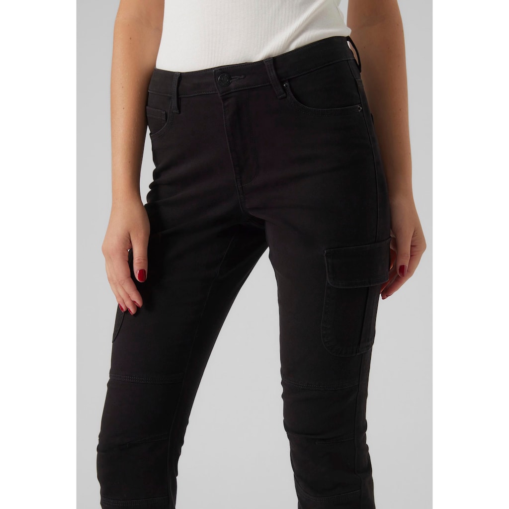 Vero Moda Cargohose »VMIVY MR ANKLE CARGO PANTS NOOS«