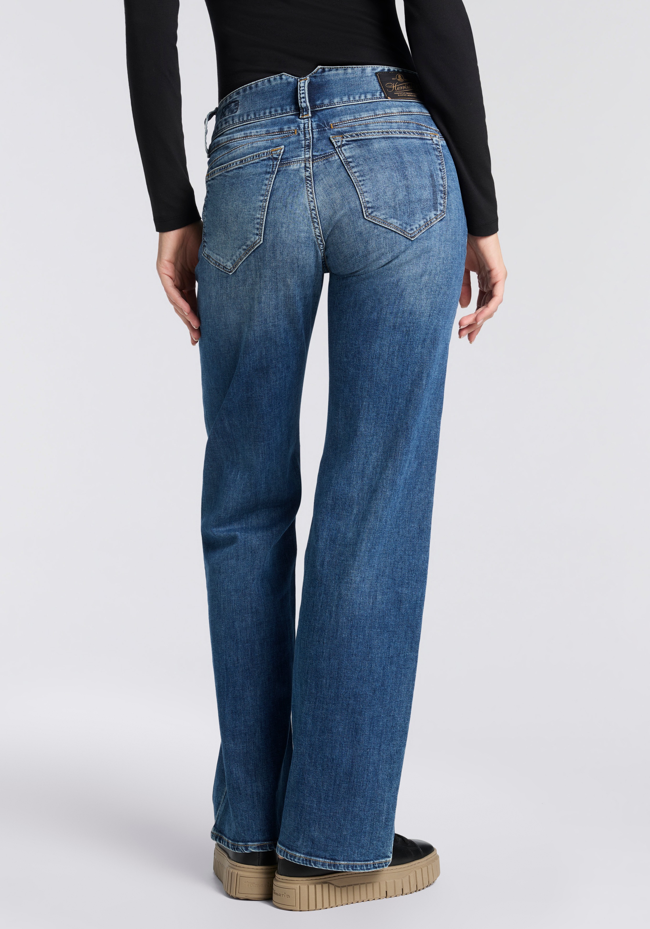 Herrlicher Bootcut-Jeans "Prime New Denim Light" günstig online kaufen