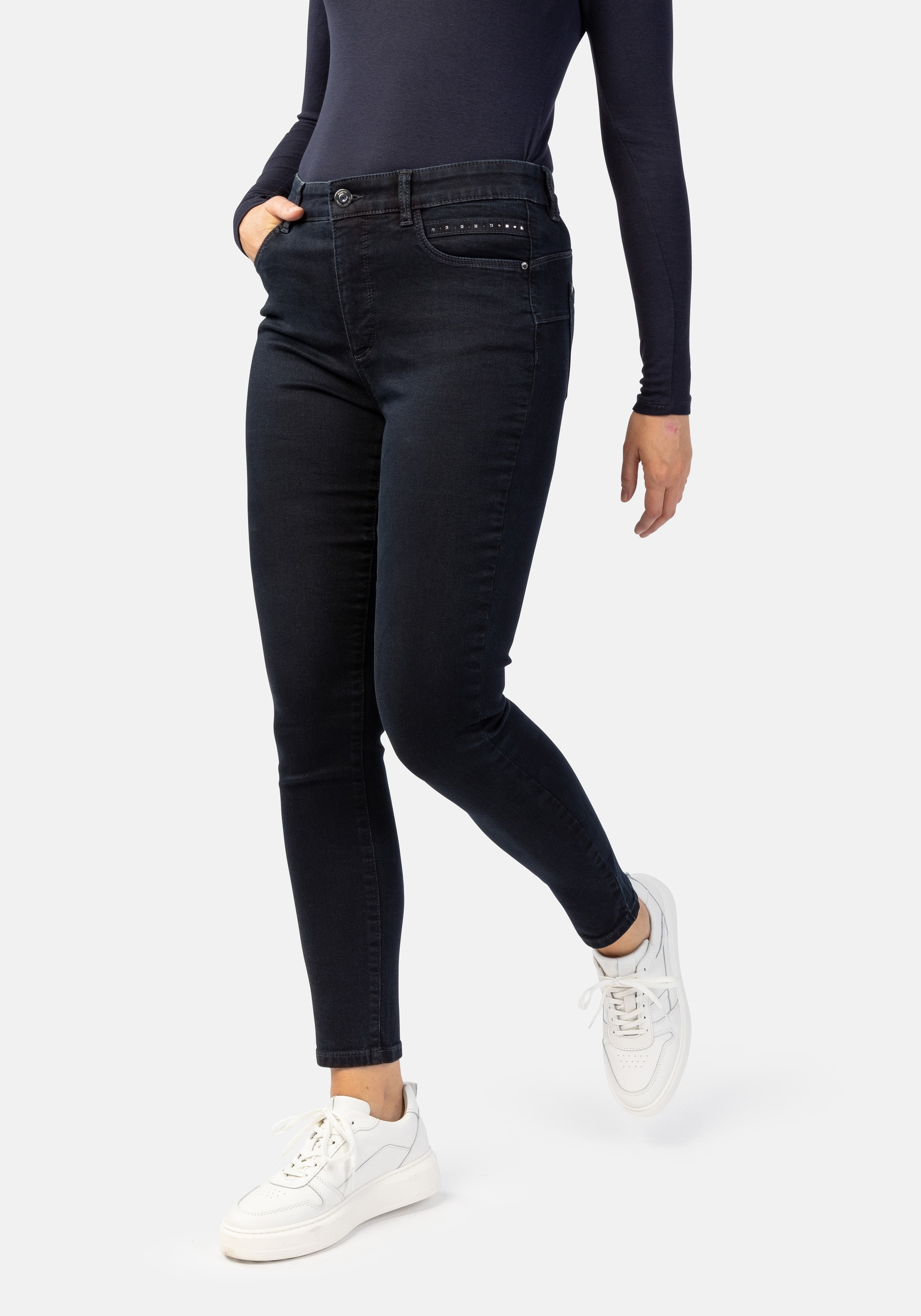 STOOKER WOMEN 5-Pocket-Jeans "Rio Colour Skinny Fit", Skinny Fit Casual Cle günstig online kaufen