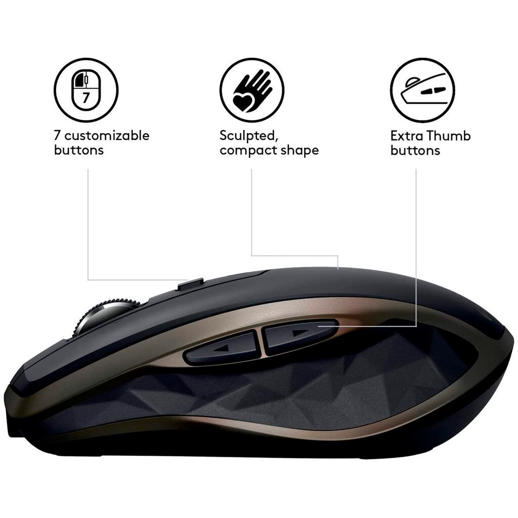 Logitech Maus »MX Anywhere 2 Wireless Mobile Mouse - OEM«