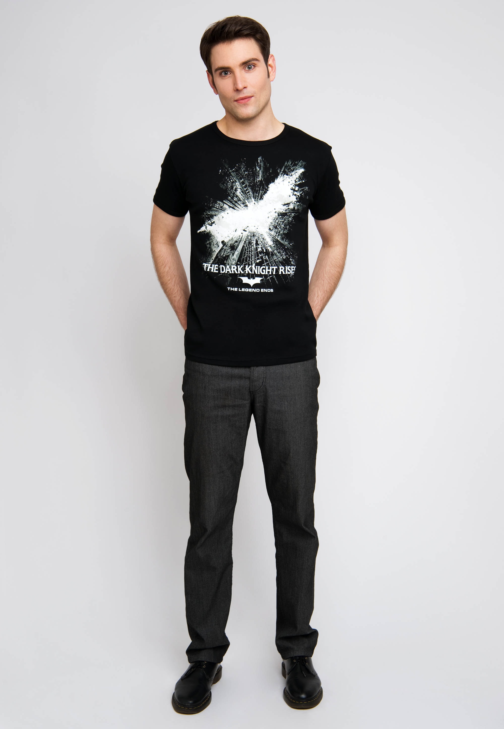 LOGOSHIRT T-Shirt "Batman The Dark Knight Rises", mit tollem Batman-Logo günstig online kaufen