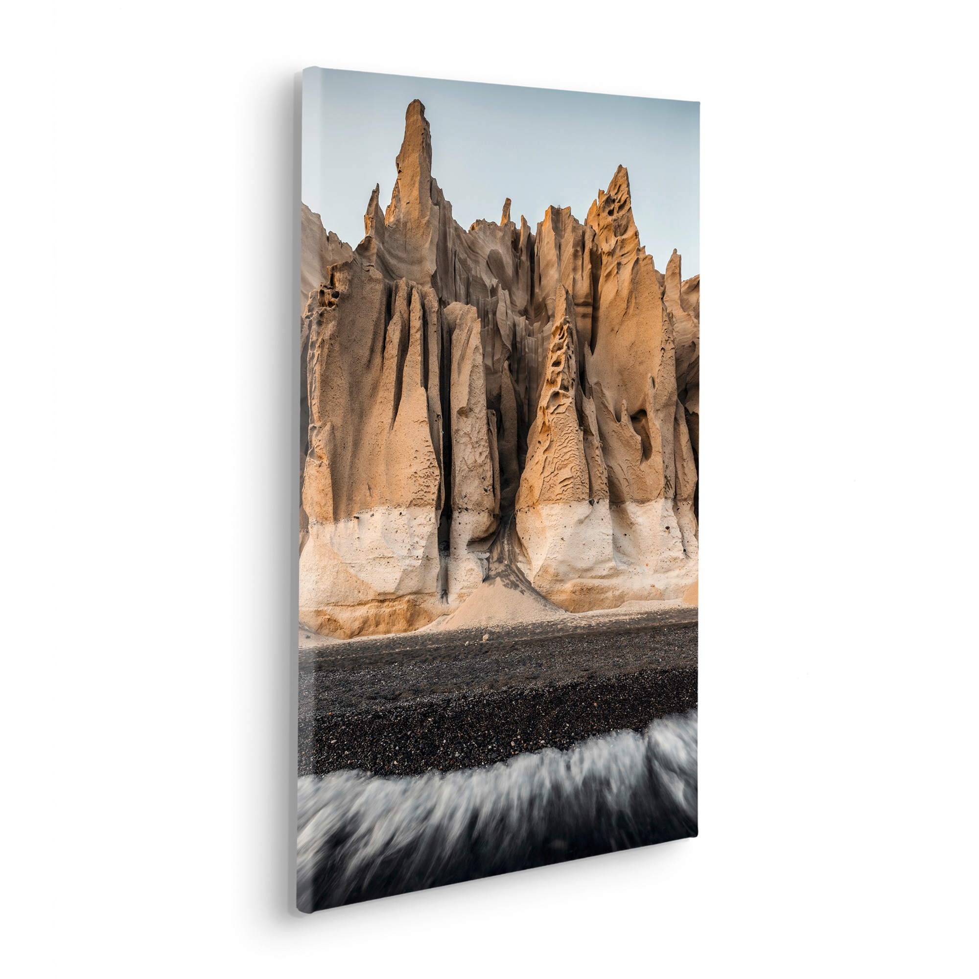 Komar Leinwandbild "Stone Towers - Größe 40 x 60 cm", Baum-Blätter-Natur-Be günstig online kaufen