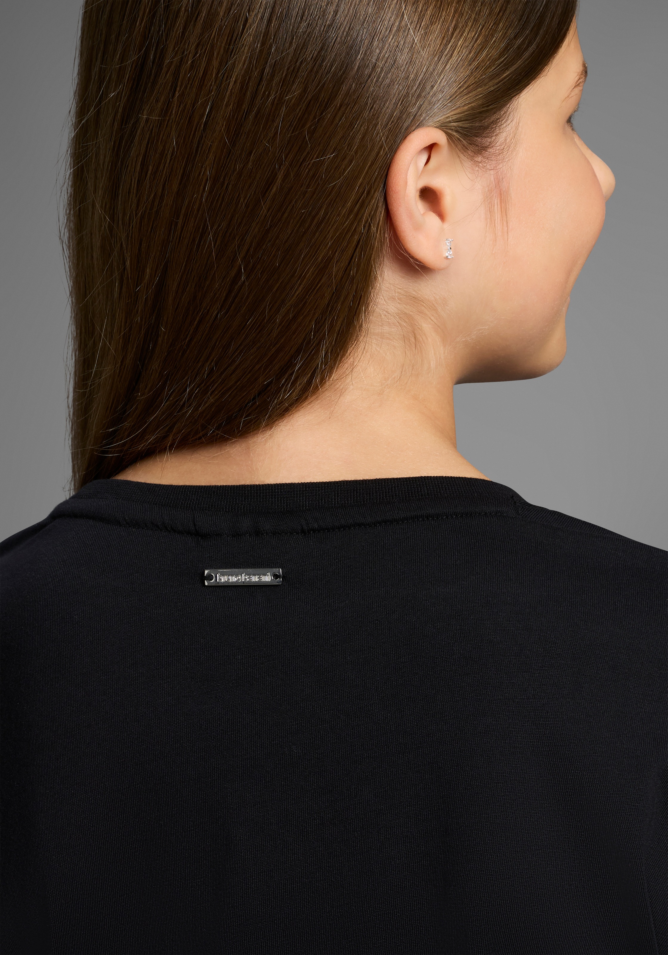 Thumbnail - Bruno Banani Langarmshirt "Shirt mit Paillettendetails", NEU: BRUNO BANANI für TEENS Langarmshirt mit Pailletten