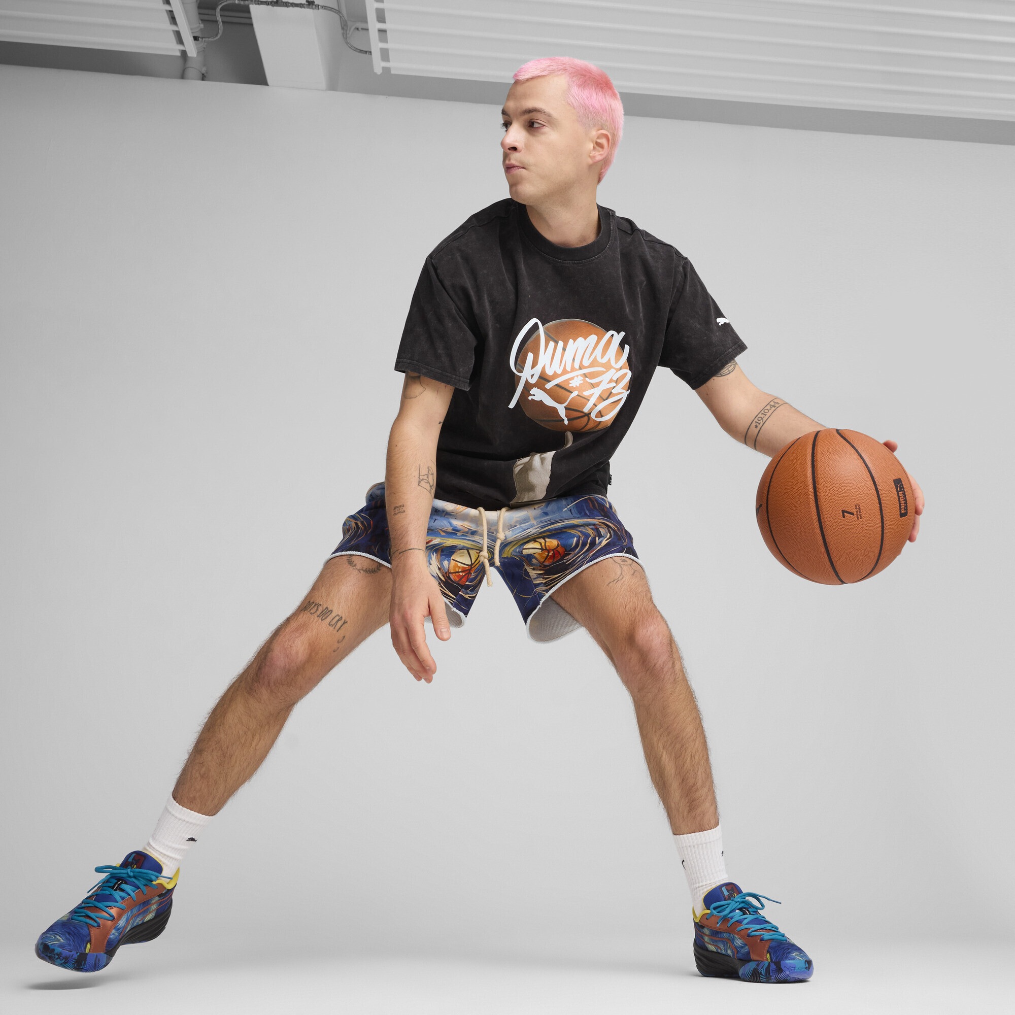 PUMA Trainingsshirt »Dylan Exhibit Basketballshirt Herren«