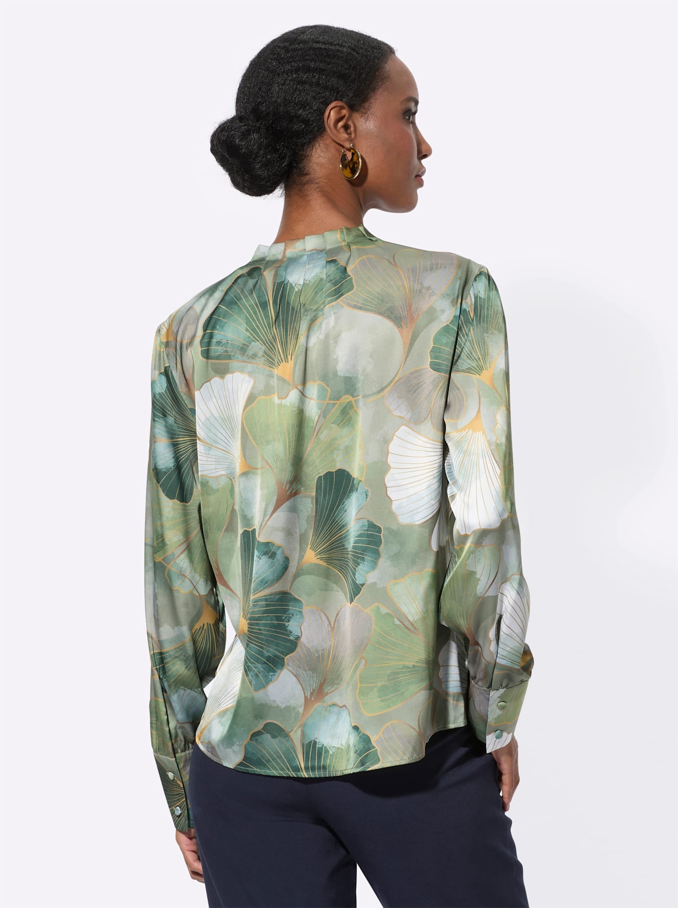 creation L Satinbluse