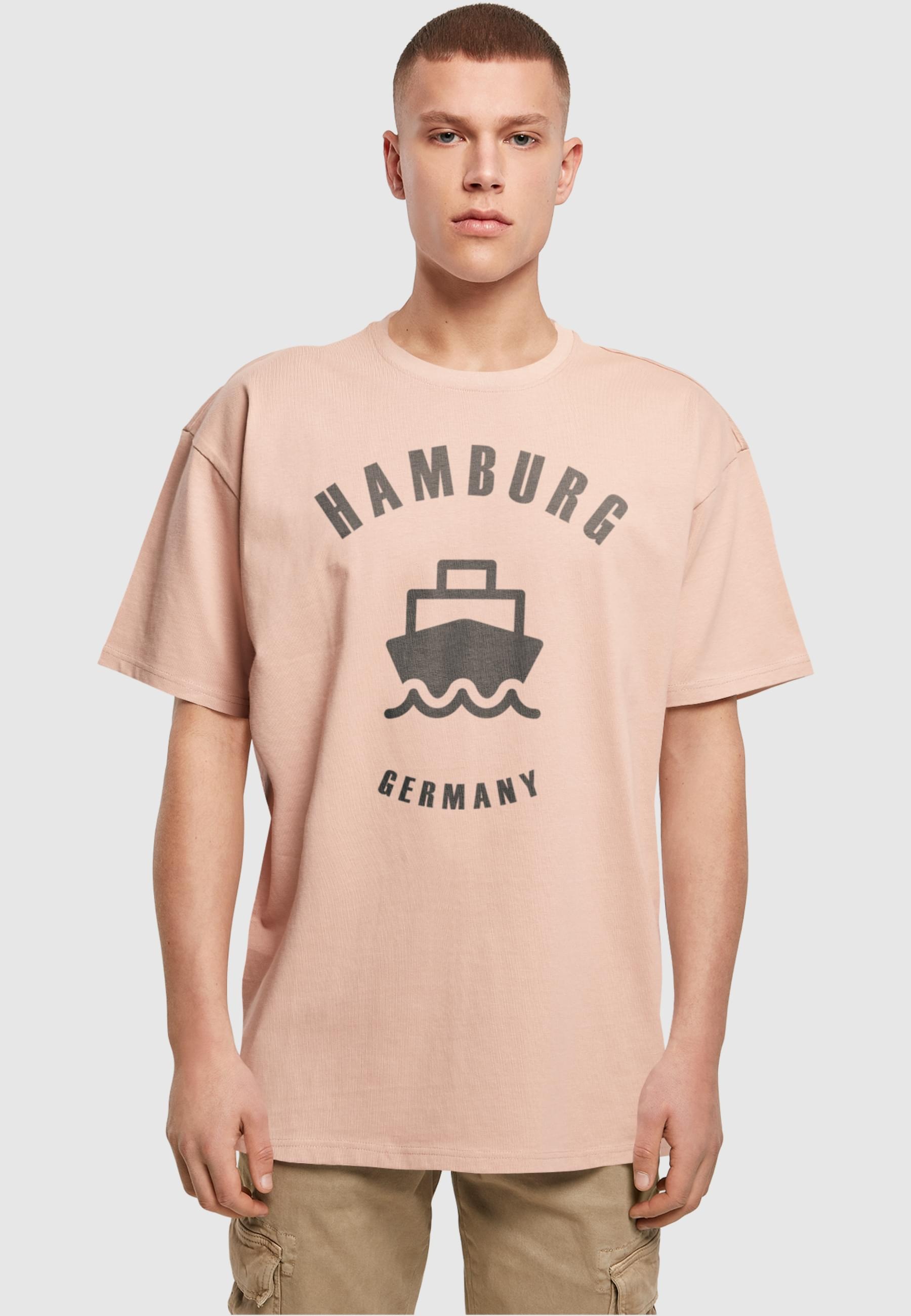 Merchcode T-Shirt »Merchcode Herren Hamburg Heavy Oversize Tee-BY102«, (1 tlg.)