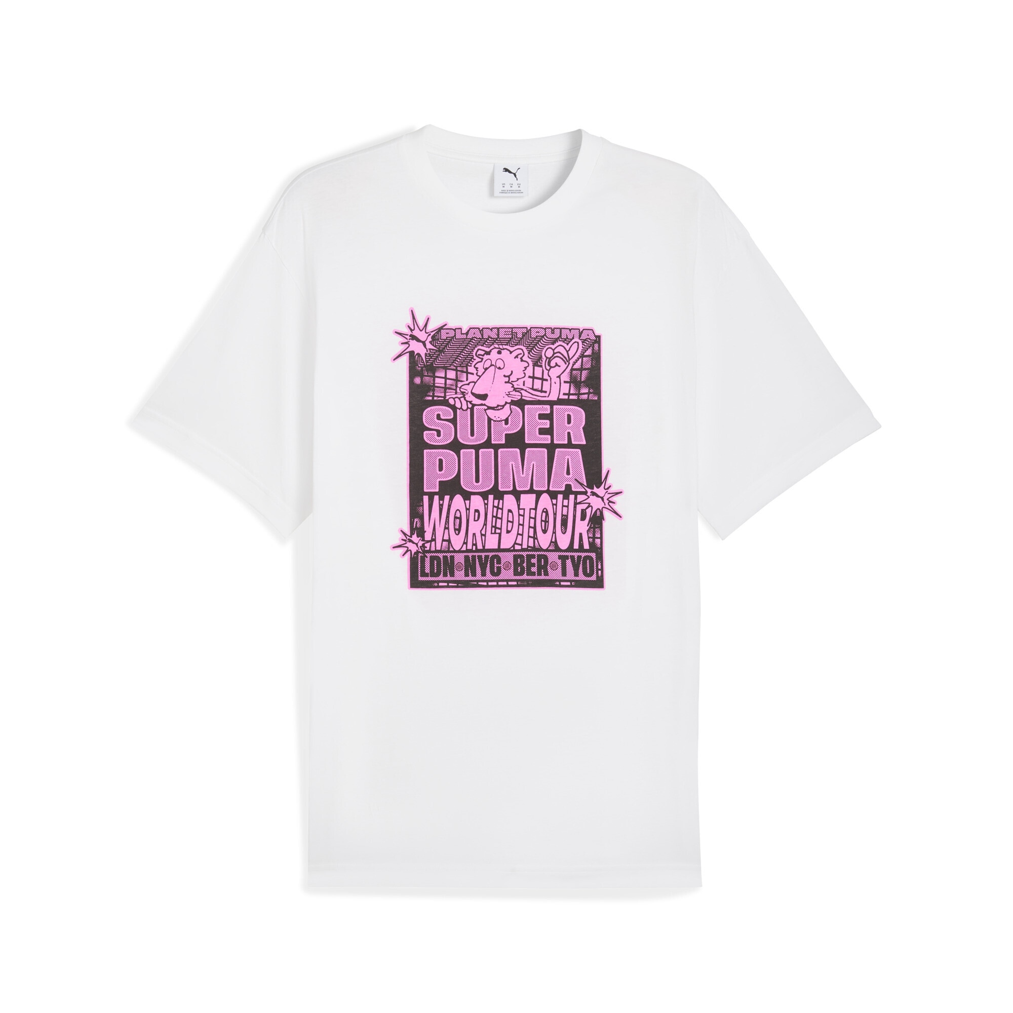 PUMA T-Shirt "Graphic SUPER PUMA World Tour Relaxed T-Shirt Herren" günstig online kaufen