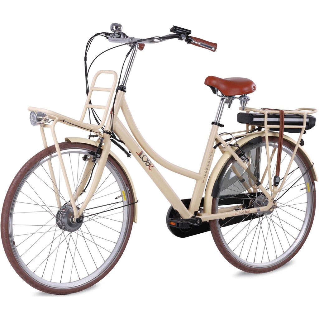 LLobe E-Bike »Rosendaal 3 Lady, 13Ah«, 7 Gang, Shimano, Frontmotor 250 W