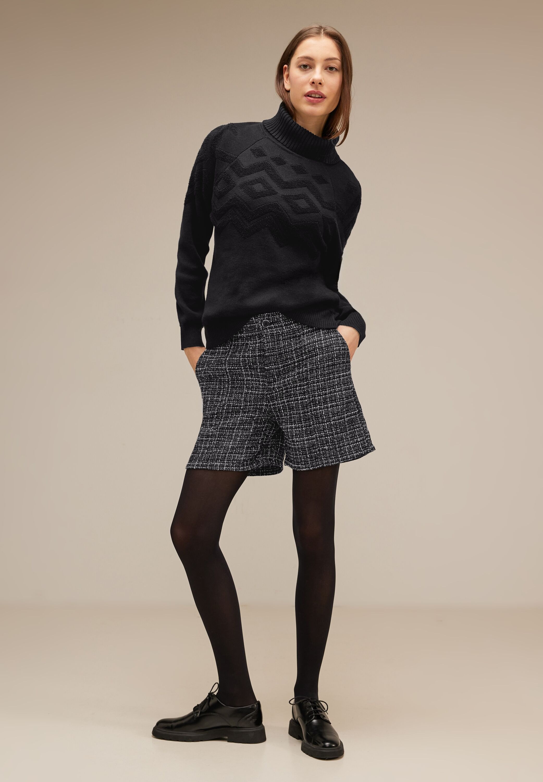 STREET ONE Shorts, High Waist