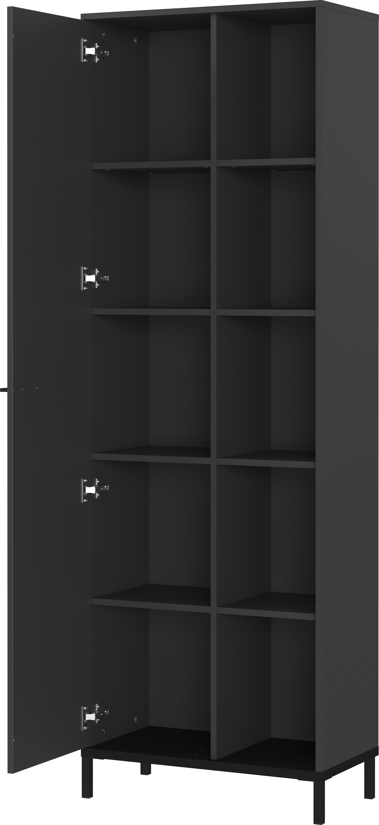 GERMANIA Aktenschrank »GW-Rovigo, mit offenem Regal,«, (1 St.), spiegelverkehrt montierbar, Höhe 190 cm, Made in Germany