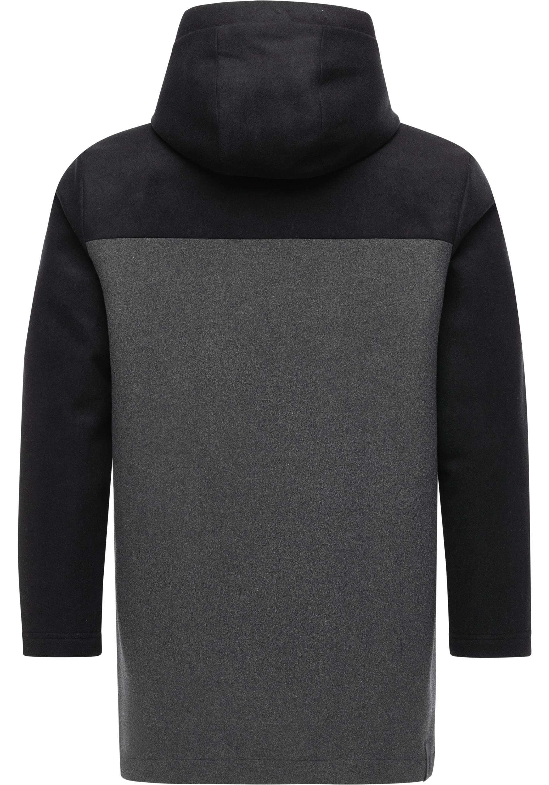 Ragwear Dufflecoat »Dorvan YOUMODO« Funktionaler Herren Fleece-Mantel