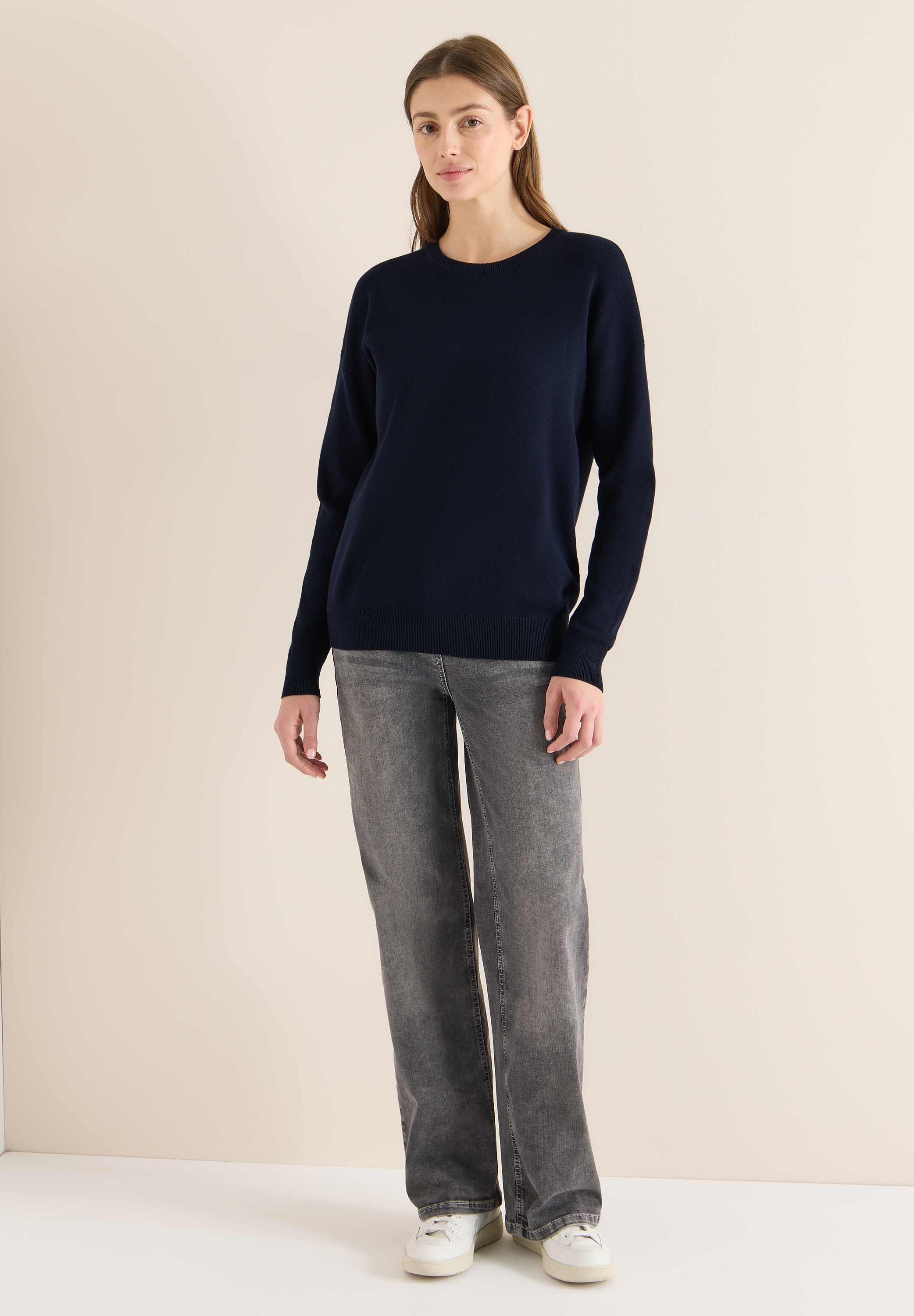 Cecil Strickpullover aus reiner Baumwolle