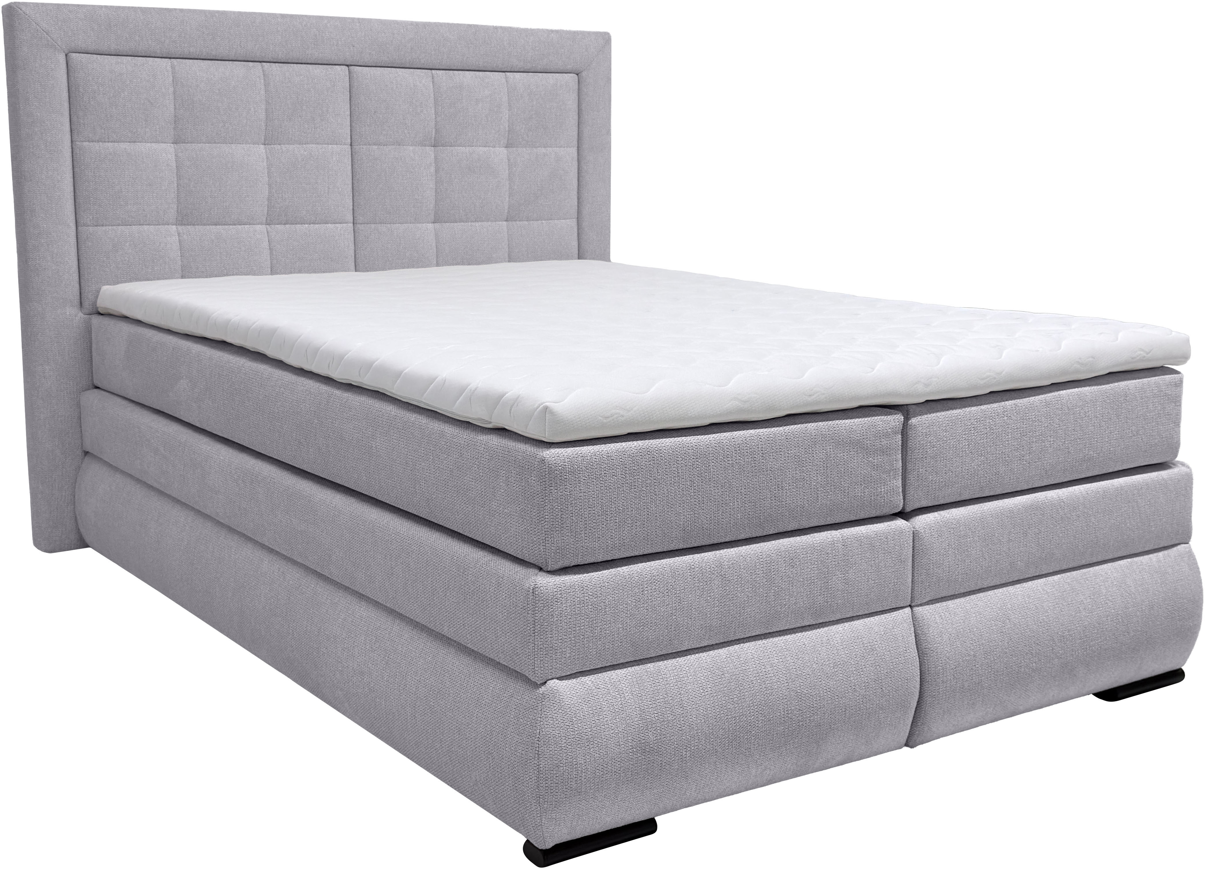 OTTO home Boxspringbett "MIVVA mit Bettkasten, mit Taschenfederkernmatratze H3, H3/H4 mix, H4" mit Kaltschaum- oder Visco-Topper (bei H4), Komfortliegehöhe 67cm