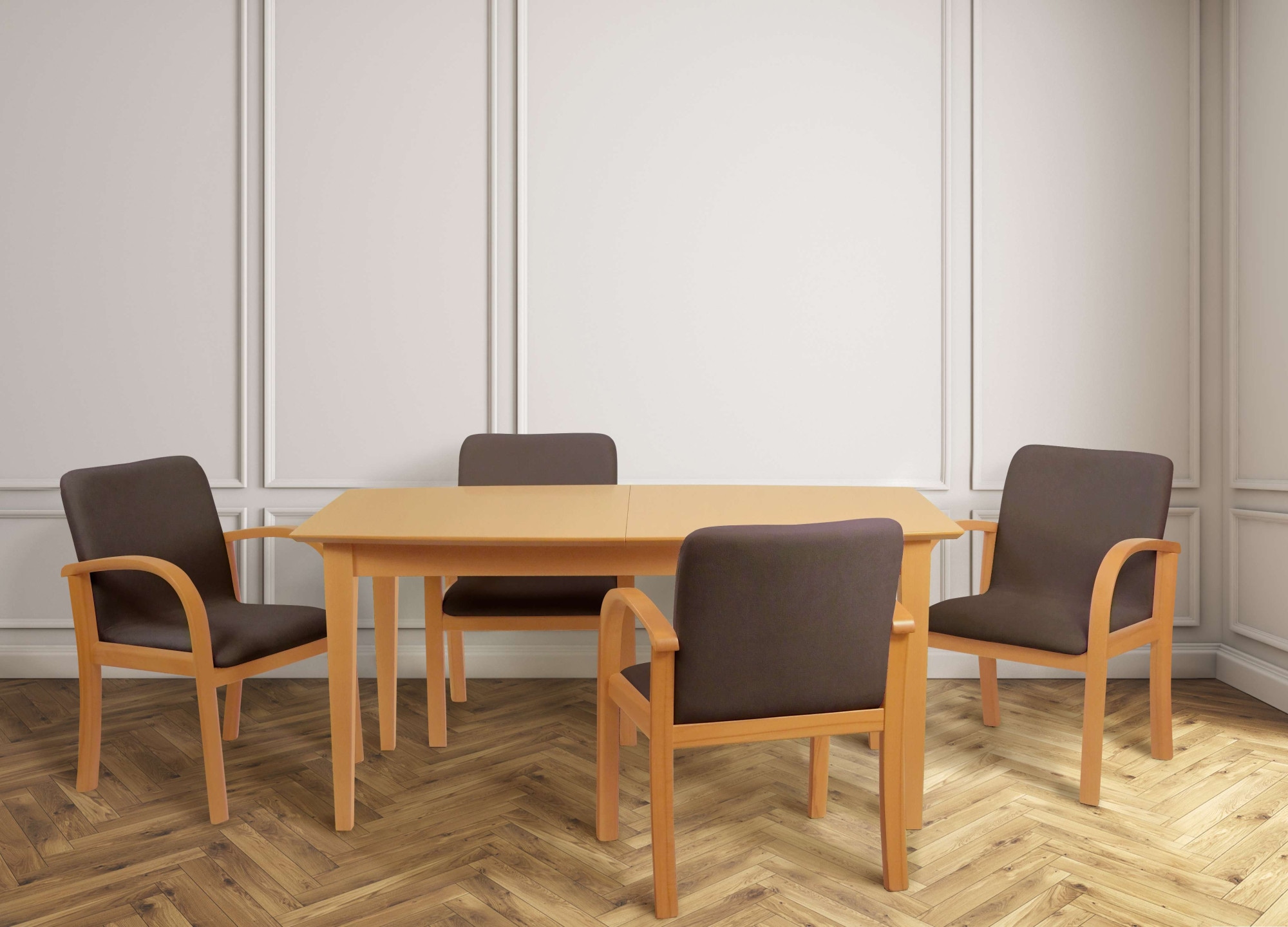 Home affaire Esszimmersessel »LINA707«, (1 St.), Extra-confort, Fleckenabweisendes Gewebe, Massivholz