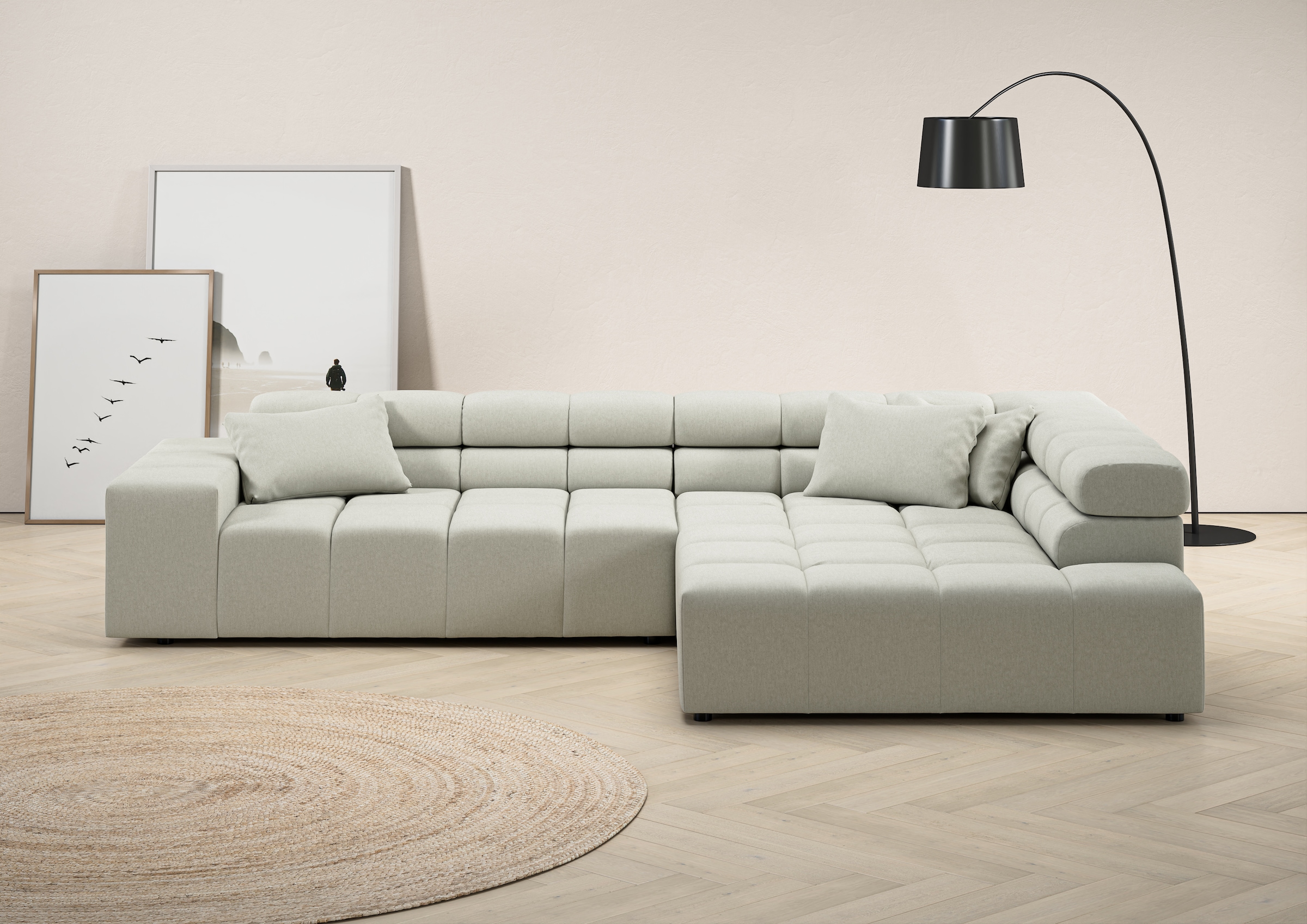 Home affaire Ecksofa "Ancona incl. Kopfteilverstellung, OTTOs Choice, Breit günstig online kaufen