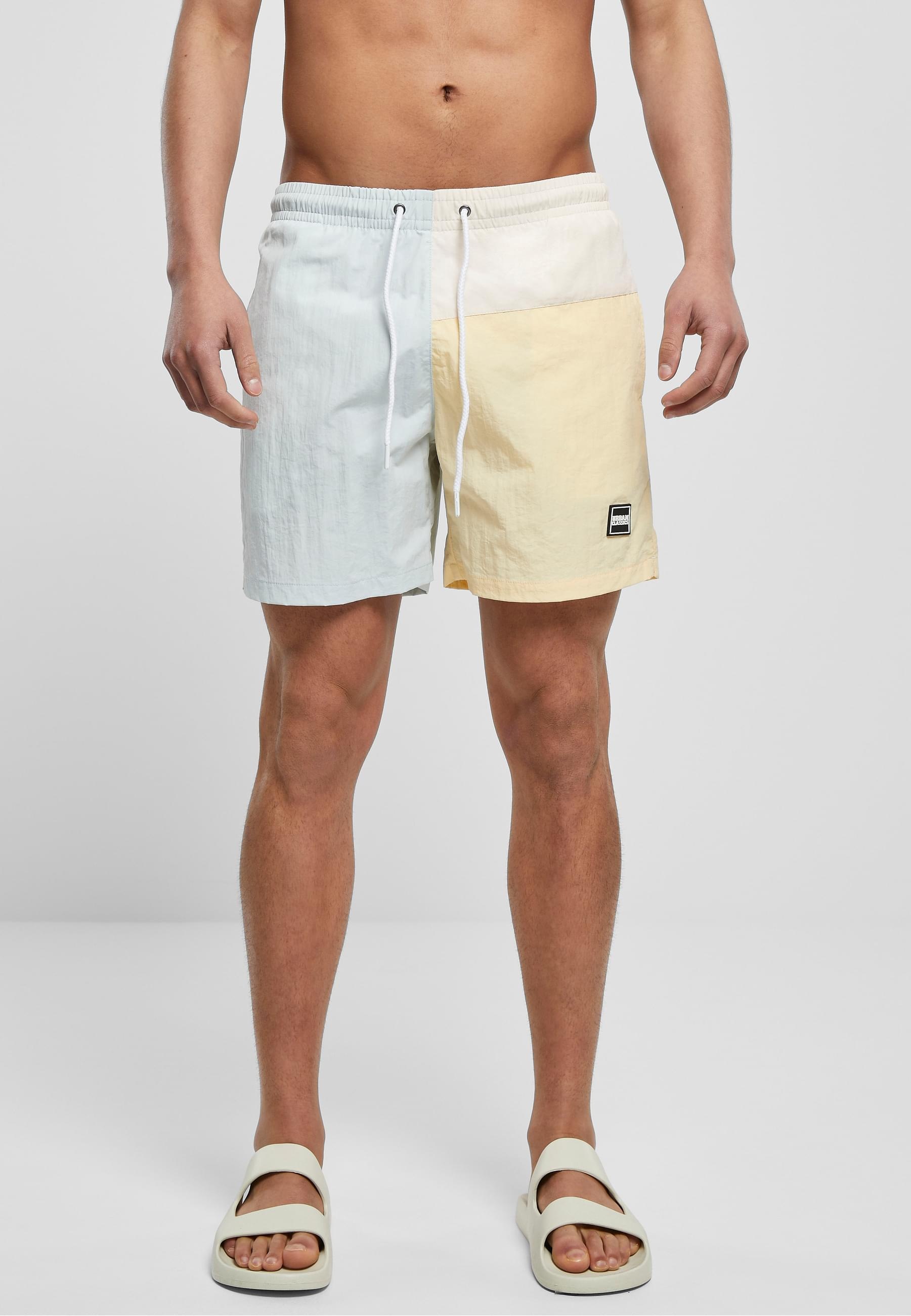 URBAN CLASSICS Badeshorts »Urban Classics Herren 3 Block Swim Shorts«