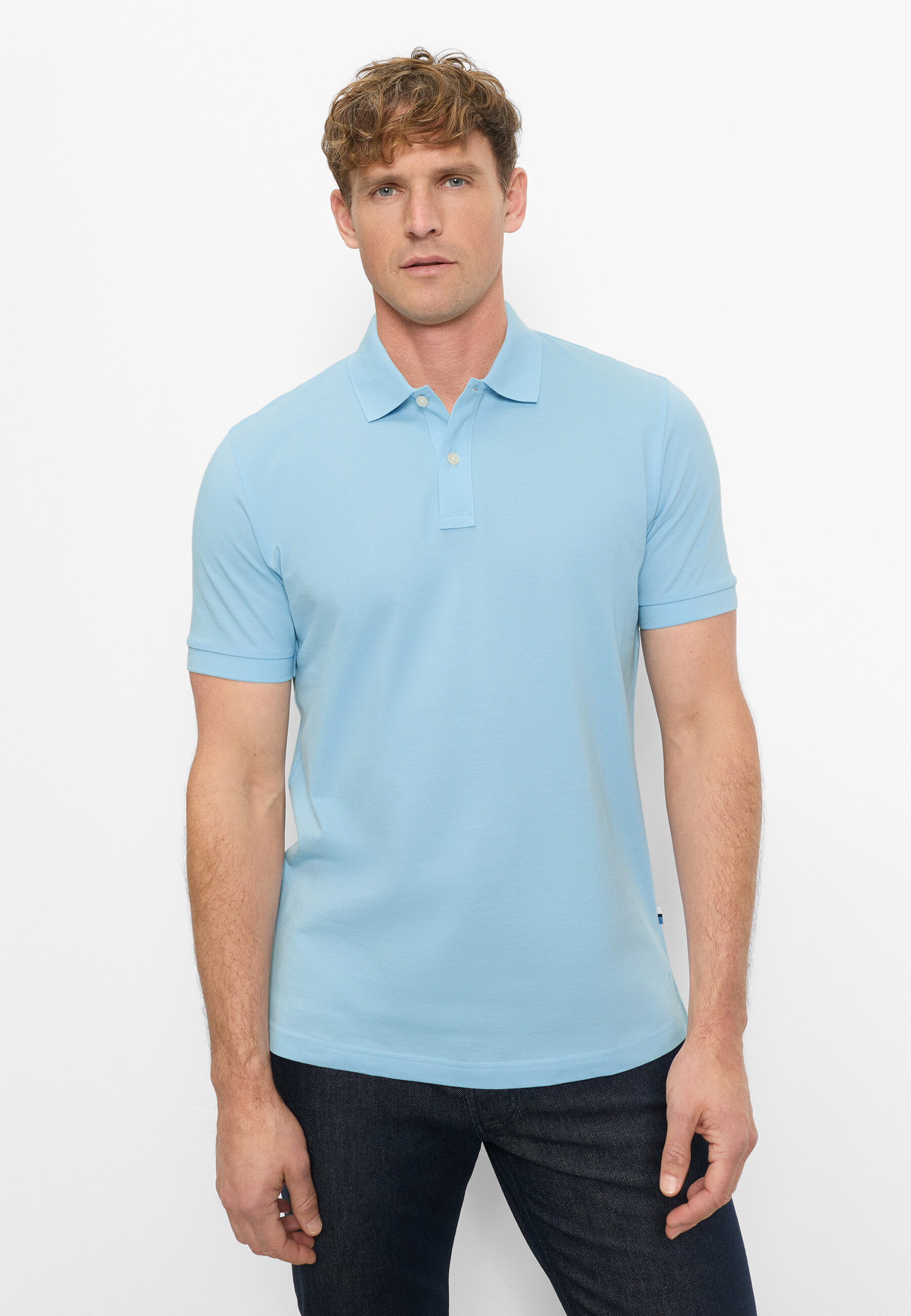 OLYMP Poloshirt "OLYMP Casual Wirk, Polo"