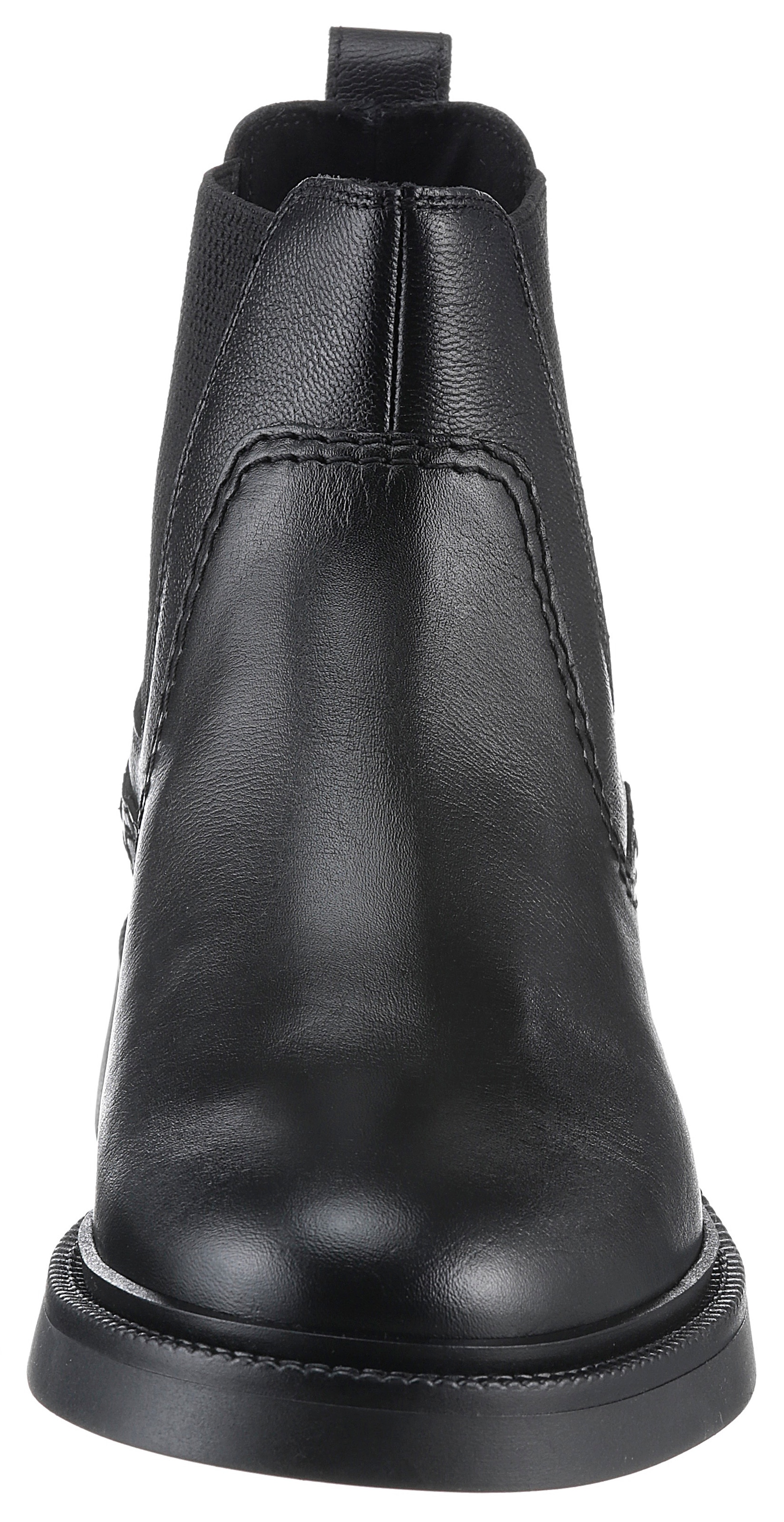 Tommy Hilfiger Chelseaboots »HILFIGER COMFORT LWT LTH CHELSEA«, Blockabsatz, Businessschuh, Stiefelette, Schlupfschuh mit Ziernähten