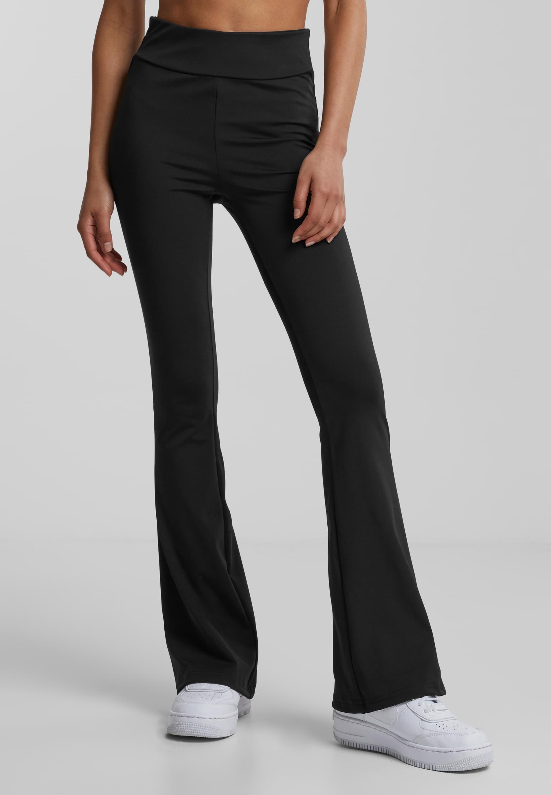 URBAN CLASSICS Leggings »Urban Classics Damen Ladies Recycled High Waist Flared Leggings«, (1 tlg.)