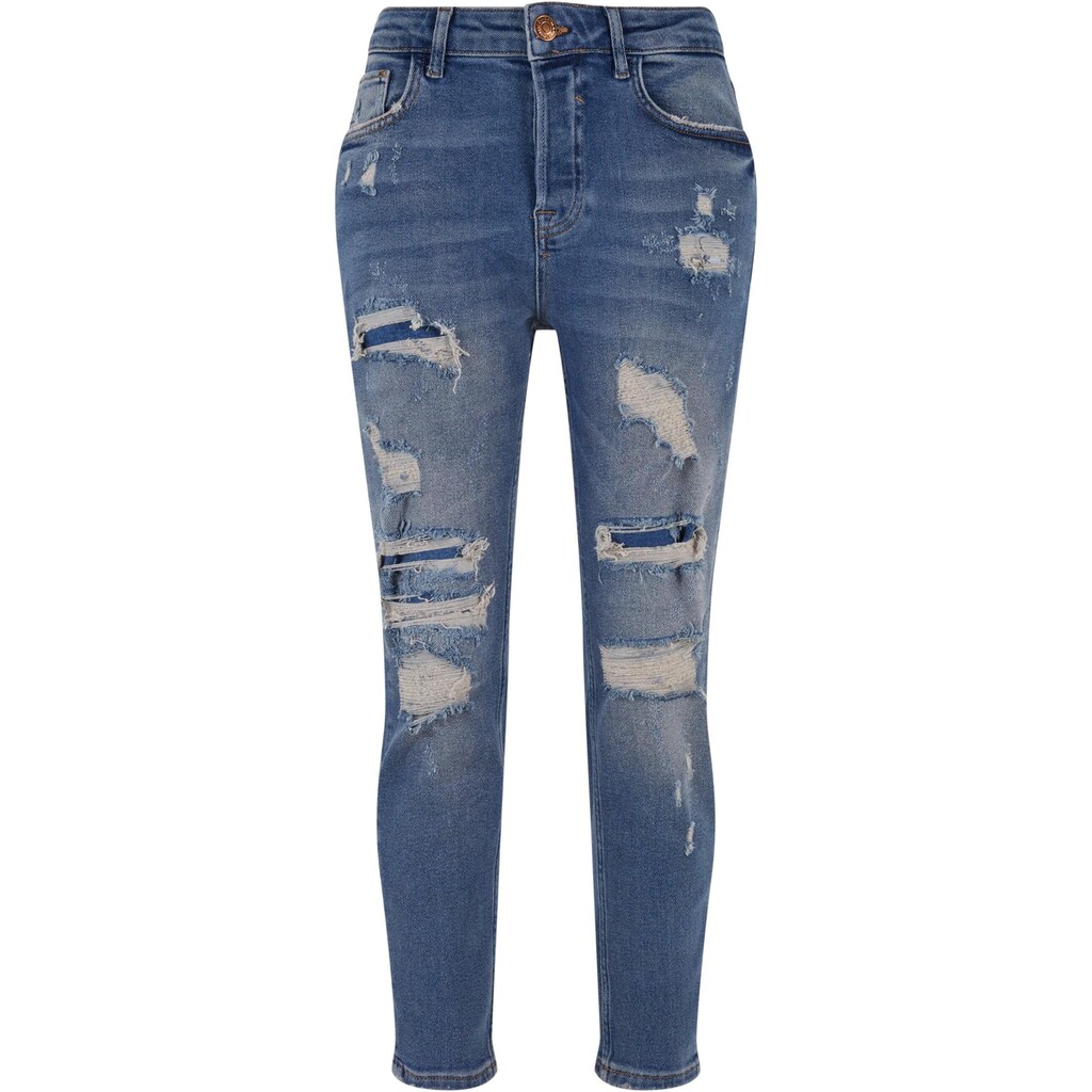 2Y Premium Bequeme Jeans »2Y Premium Herren 2Y Destroyed Skinny Cropped Denim«