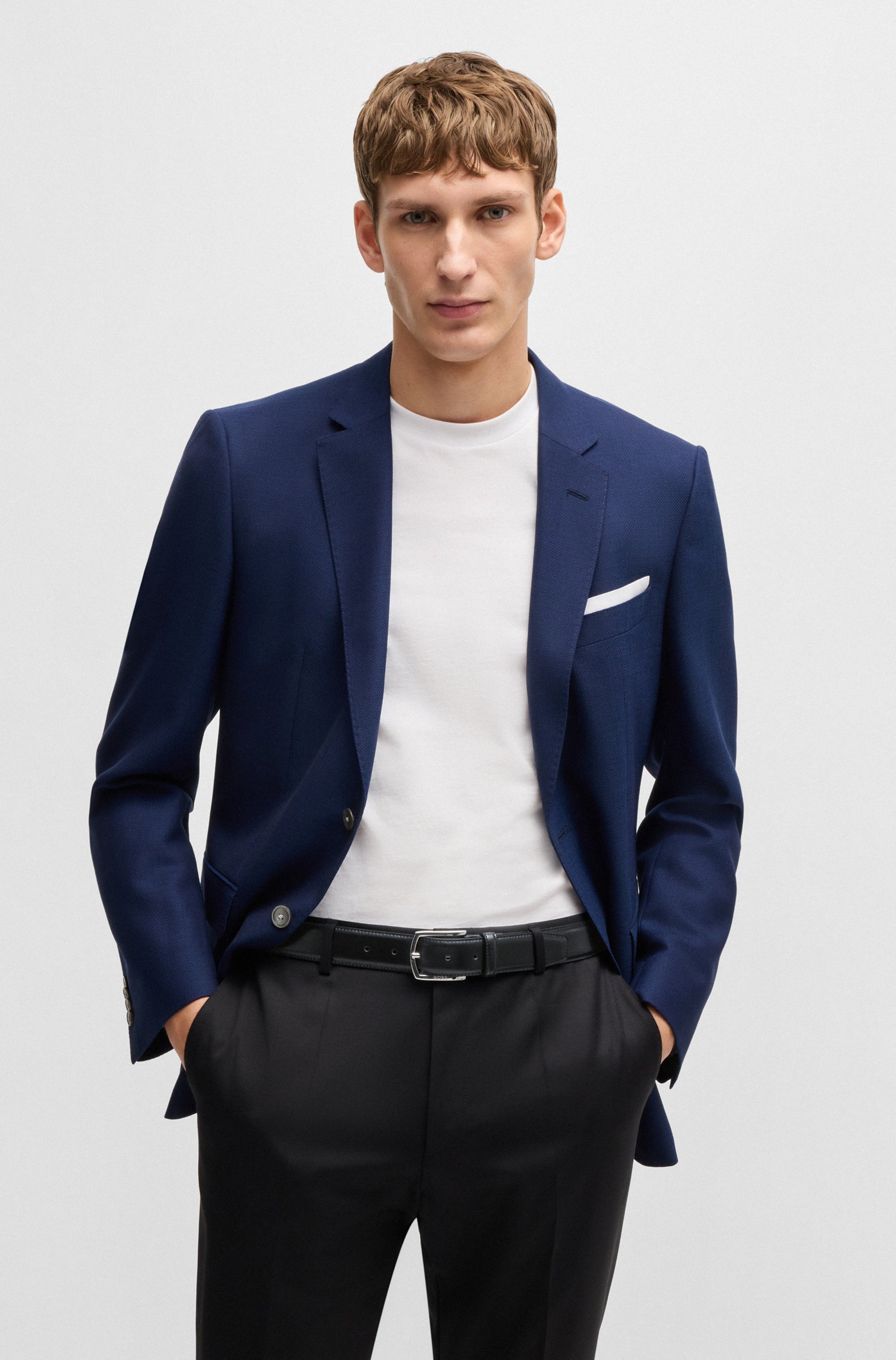 BOSS Ledergürtel "Claus-Tx-St Sz35", mit Logo-Gravur am Verschluss günstig online kaufen