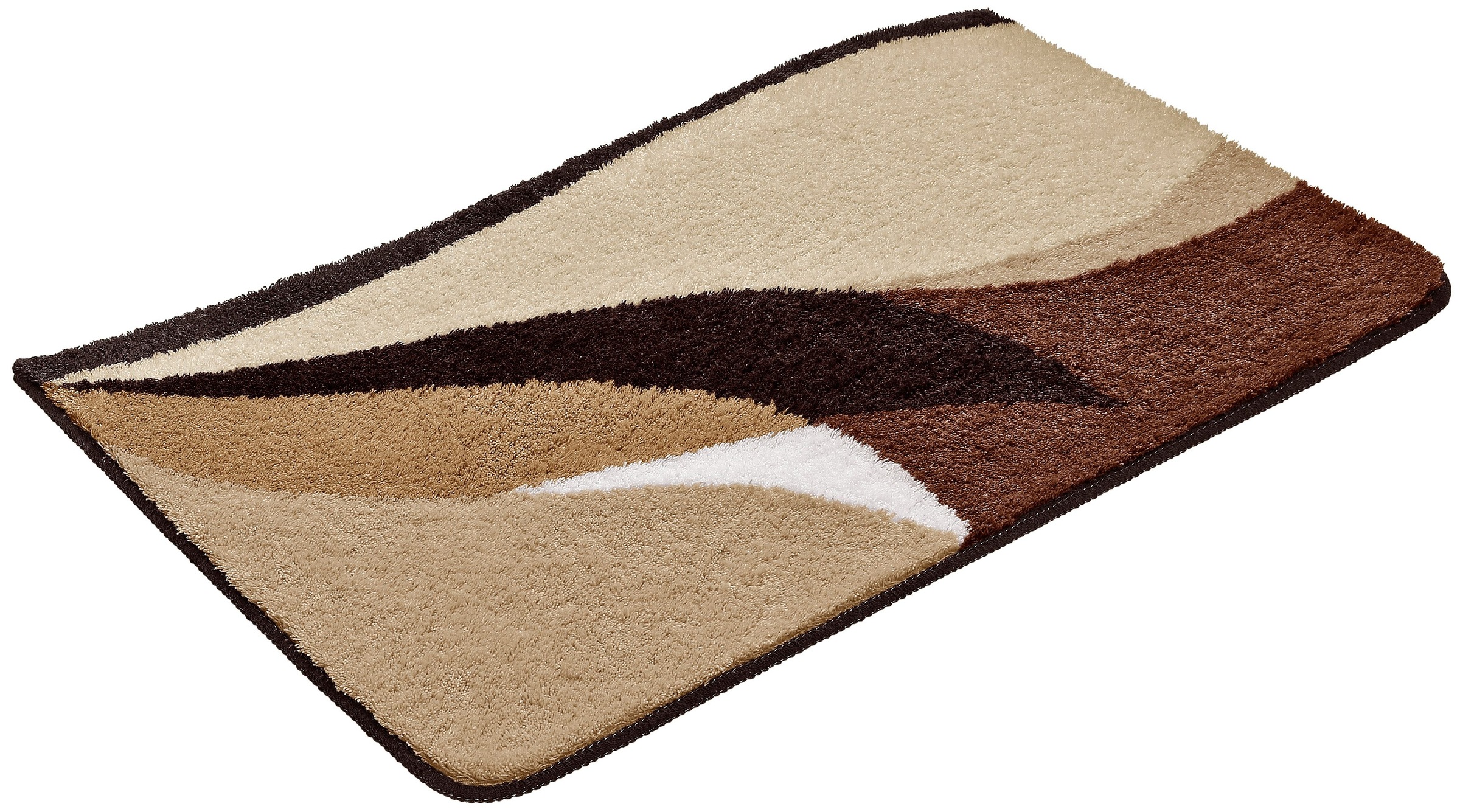 OTTO home Badematte "Magnus, Badvorleger, Badezimmer Teppich" Höhe 20 mm rutschhemmend beschichtet schnell trocknend  strapazierfähig mehrfarbig, Badteppich, Badematten auch als 2 teiliges Set & rund
