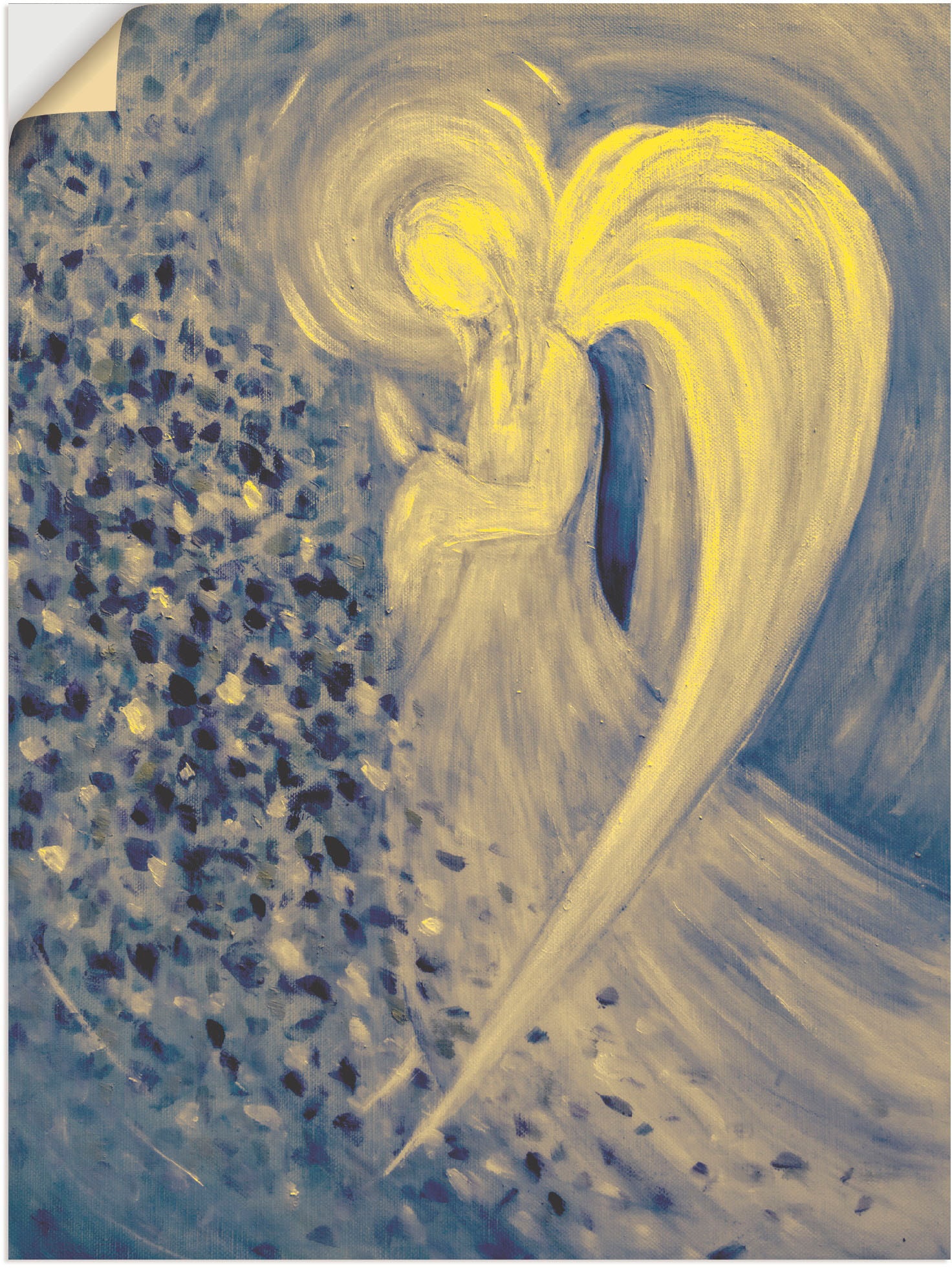Artland Wandbild "Engel der Nacht", Religion, (1 St.), als Leinwandbild, Poster, Wandaufkleber in verschied. Größen
