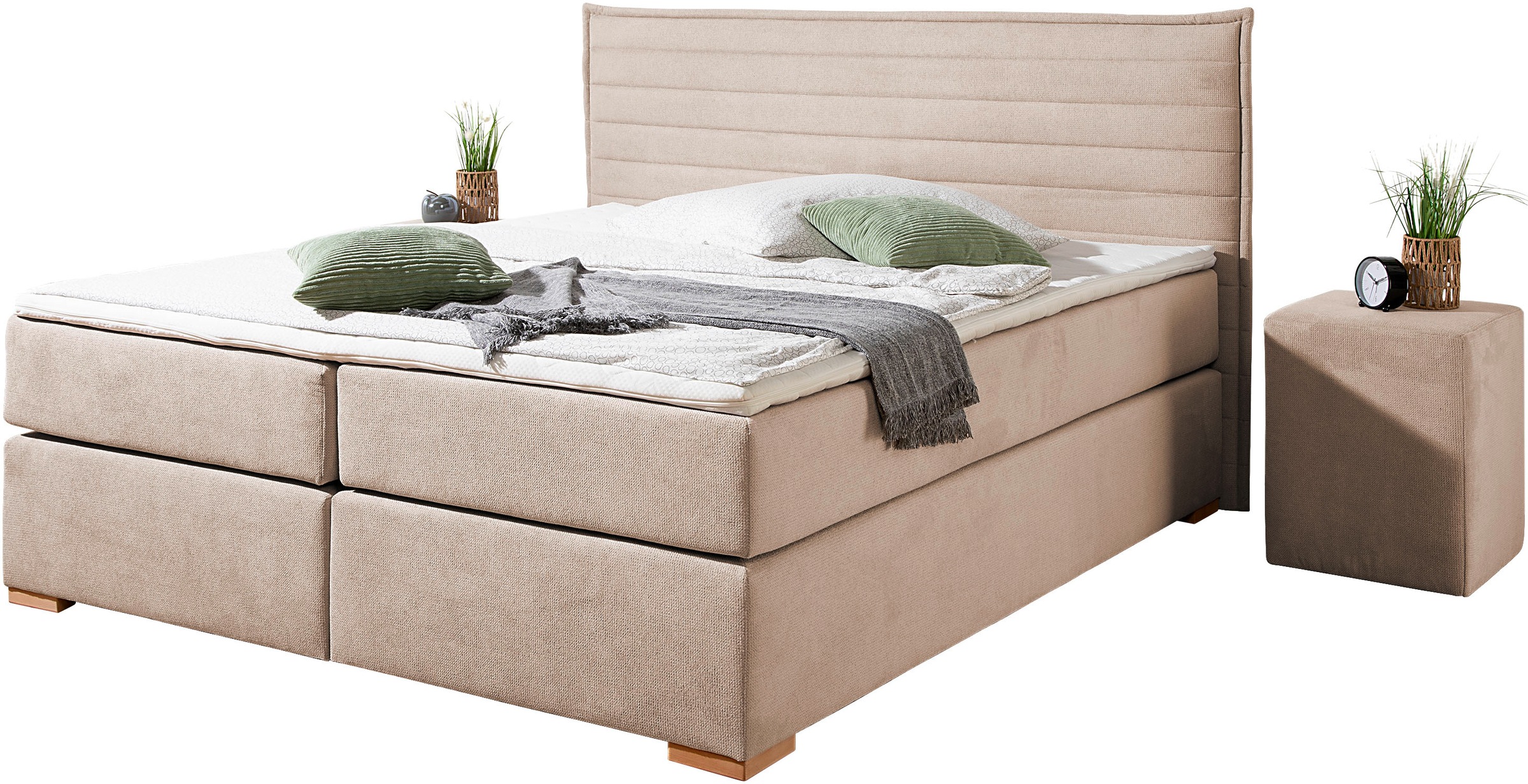 Home affaire Boxspringbett ""Östermoor"", in H2, H3 oder H4 erhältlich günstig online kaufen
