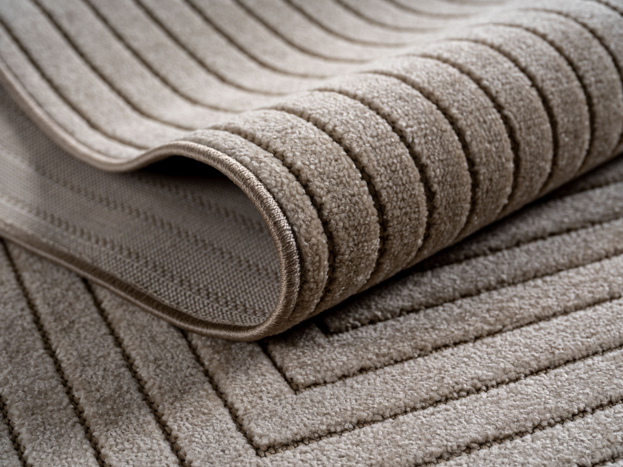 Outdoorteppich AYYILDIZ TEPPICHE "NOVA 1202", beige, B:280cm H:5mm L:370cm, Polypropylen, Teppiche, Outdoorteppich, Läufer, In und Outdoor, Hoch Tief Effekt, Wohnzimmer, Aussenbereich 3