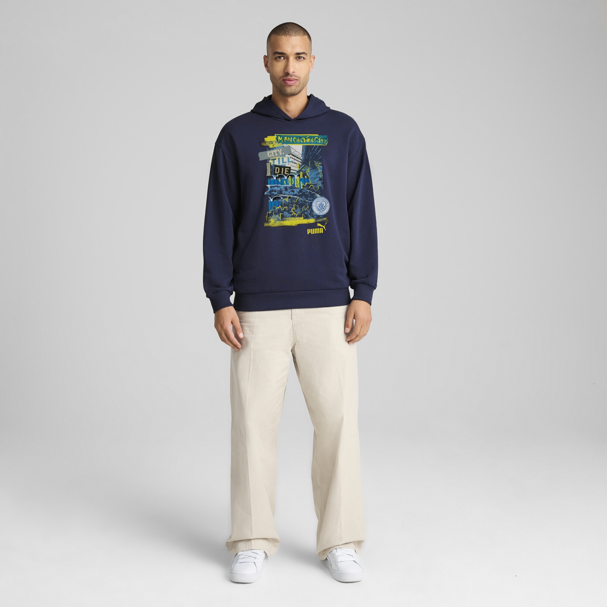 PUMA Hoodie »Manchester City ftblNRGY+ Hoodie Herren«