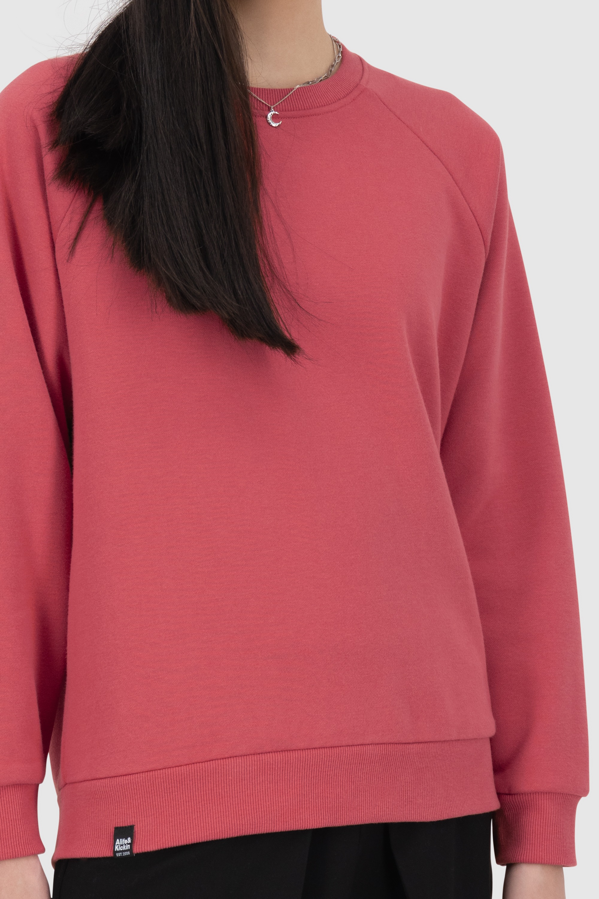 Alife & Kickin Kapuzensweatshirt »Damen NeaAK A«, Basic Pullover mit Rundhalsausschnitt in Oversize Schnittform