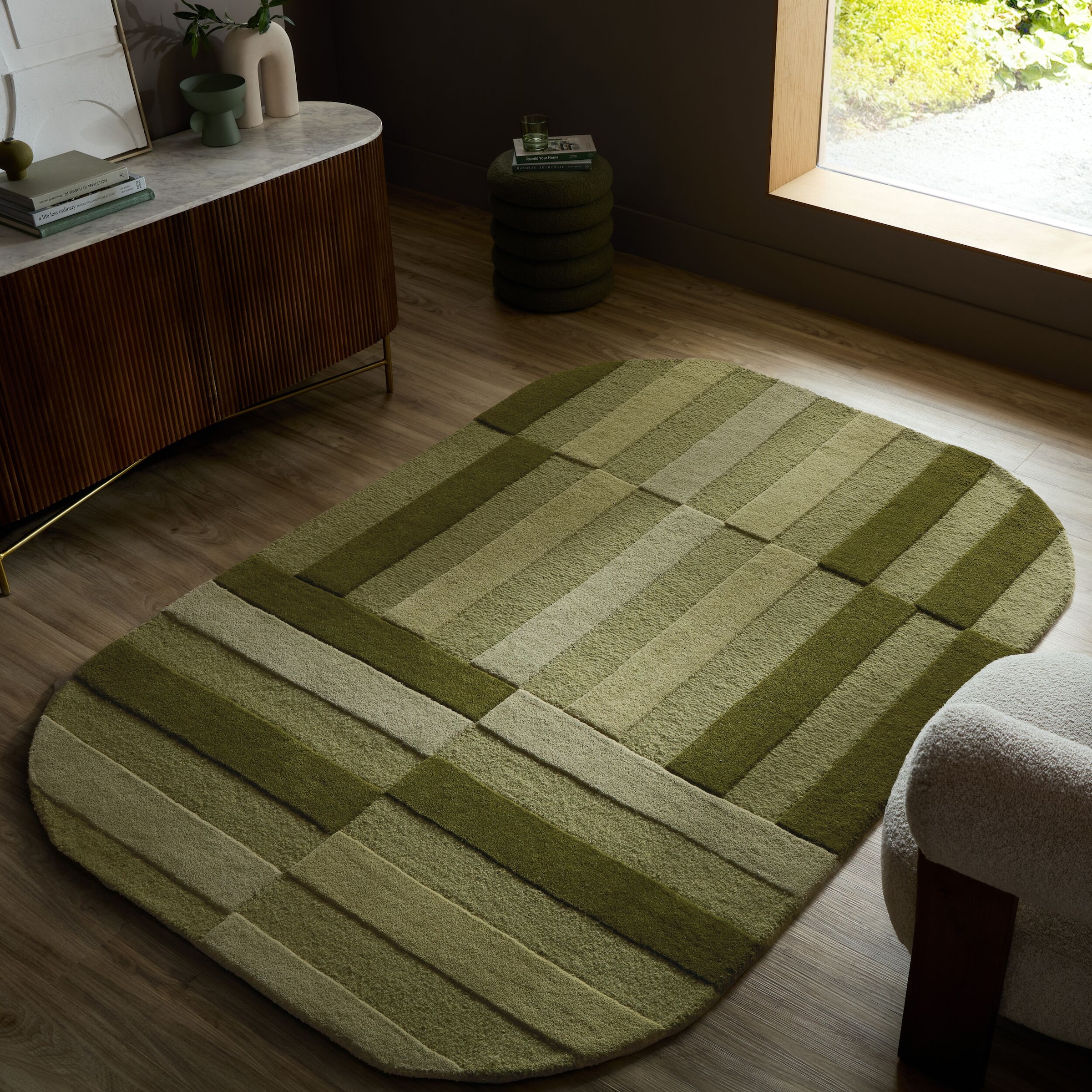 FLAIR RUGS Wollteppich »Eldon Wollteppich« rechteckig 8 mm Höhe