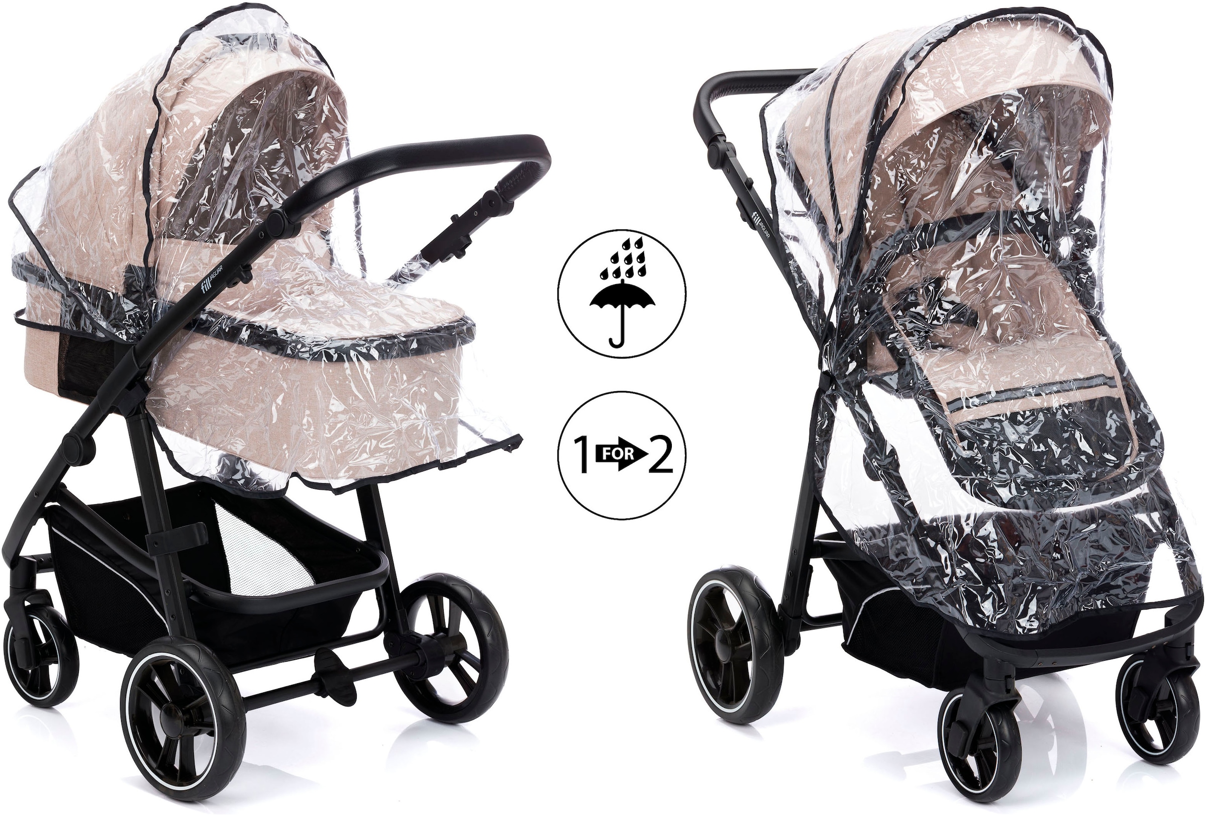 Fillikid Kombi-Kinderwagen »Jaguar«, 22 kg
