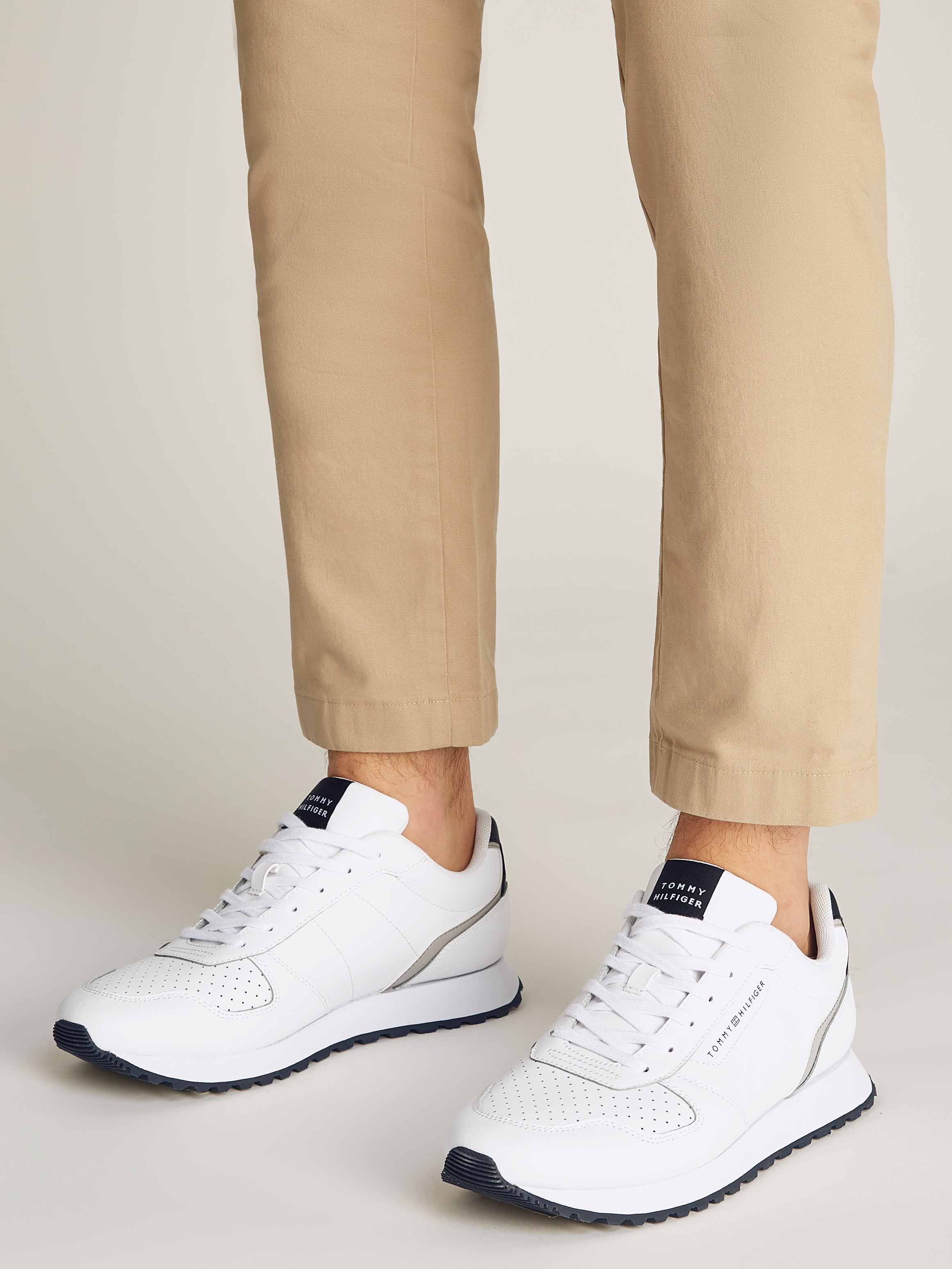 Tommy Hilfiger Sneaker "NEW RUNNER EVA MIX LTH FLAG", Freizeitschuh, Halbsc günstig online kaufen