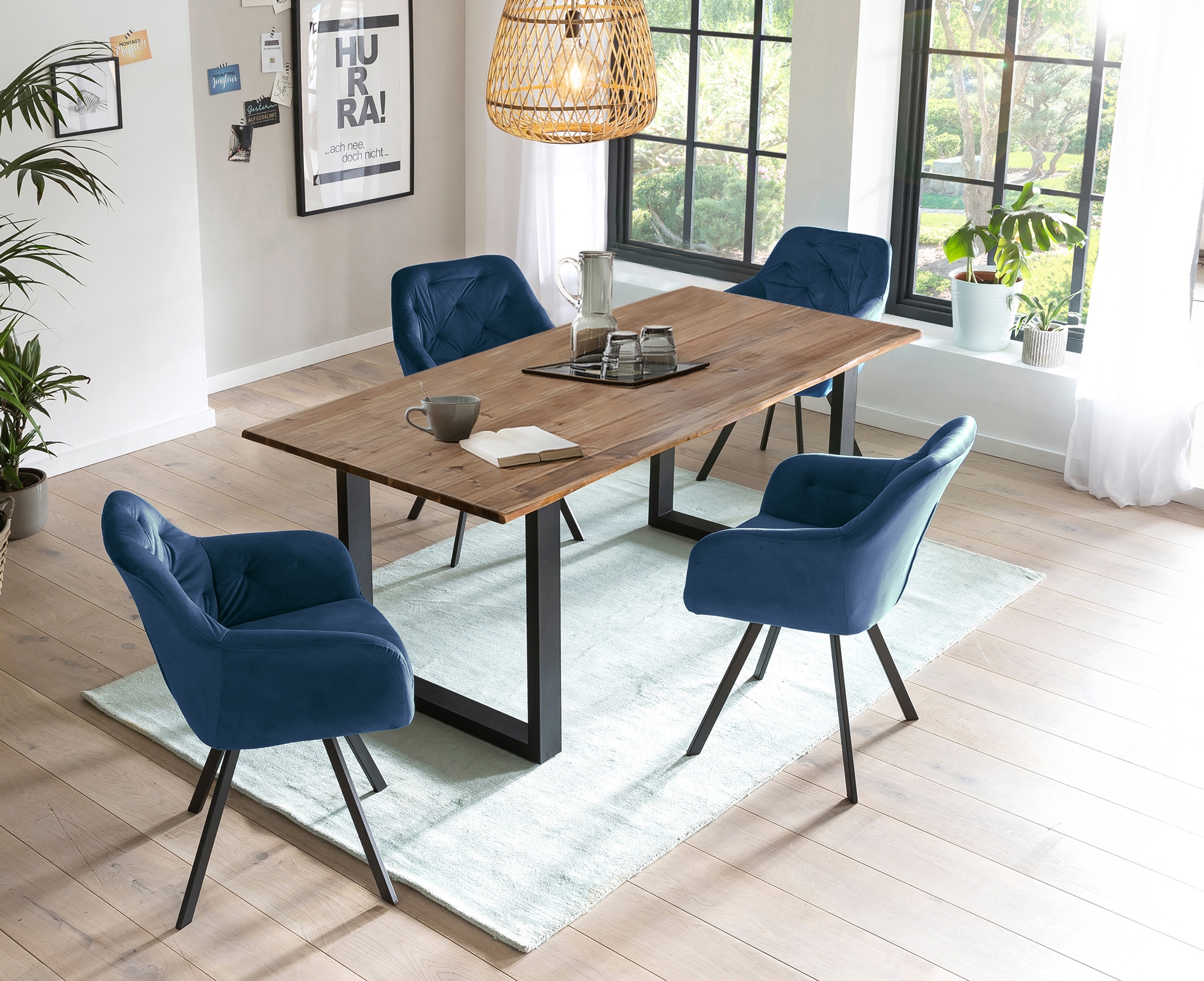 SalesFever Essgruppe "Stilvolle Essgruppe" Set, 5 Stk. tlg. 5-teilige Sitzg günstig online kaufen
