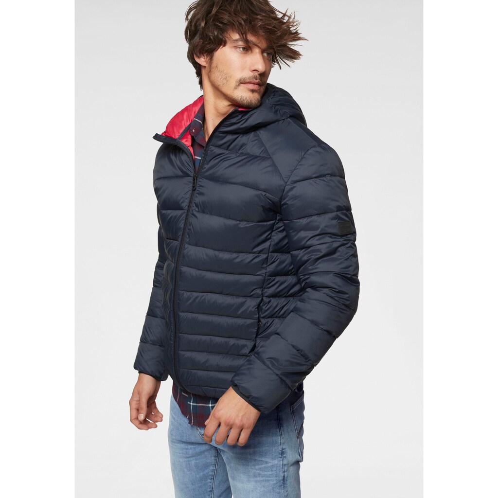 Jack & Jones Steppjacke »BOMB PUFFER HOOD«, mit Kapuze