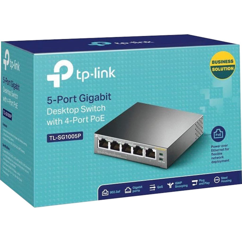 TP-Link Netzwerk-Switch »TL-SG1005P«