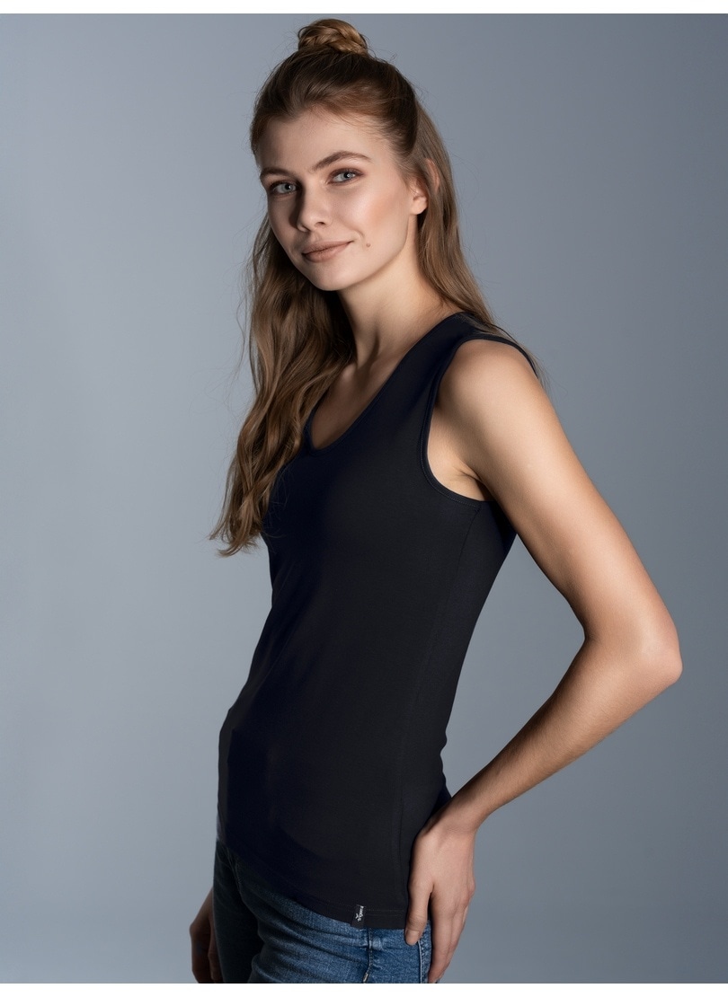 Trigema Tanktop "TRIGEMA Trägershirt aus Viskose" 1 Stk.